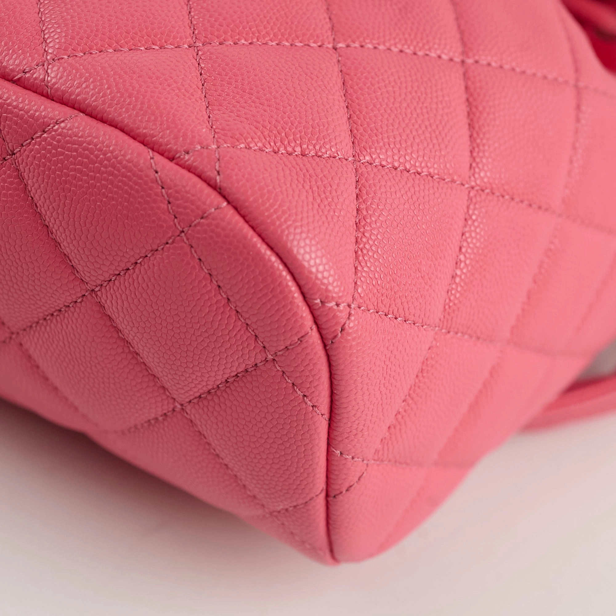 Chanel Caviar Small Urban Spirit Backpack Pink Microchipped 2024