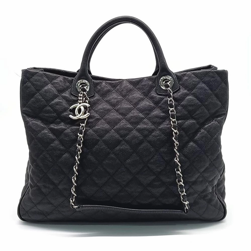 Chanel Caviar Tote And Shoulder Bag (3014563)
