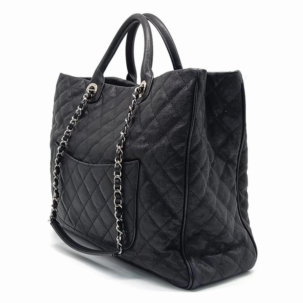 Chanel Caviar Tote And Shoulder Bag (3014563)
