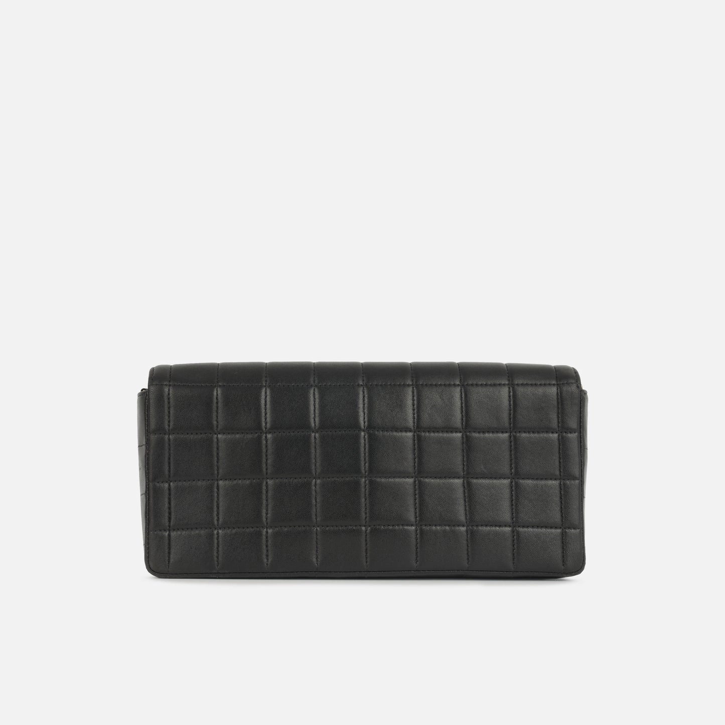 Chanel Chanel - Vintage East-West Chocolate Bar - Black Lambskin CGHW - Pre-Loved