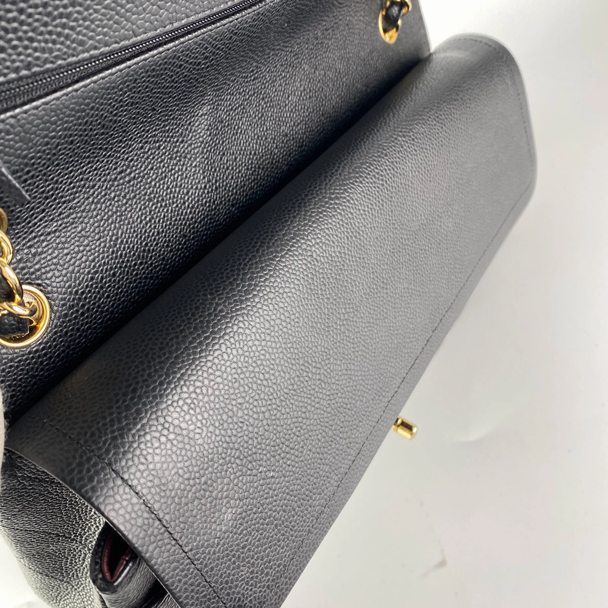 Chanel Classic Jumbo Black Caviar GHW