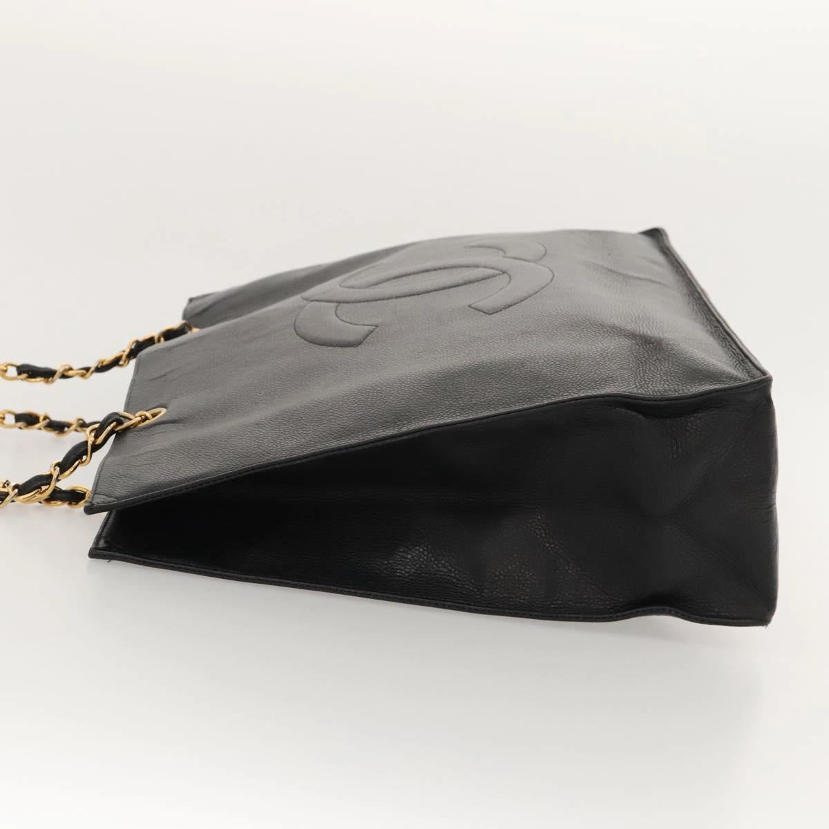 Chanel Coco Mark Leather Tote Bag (Pre-Owned)