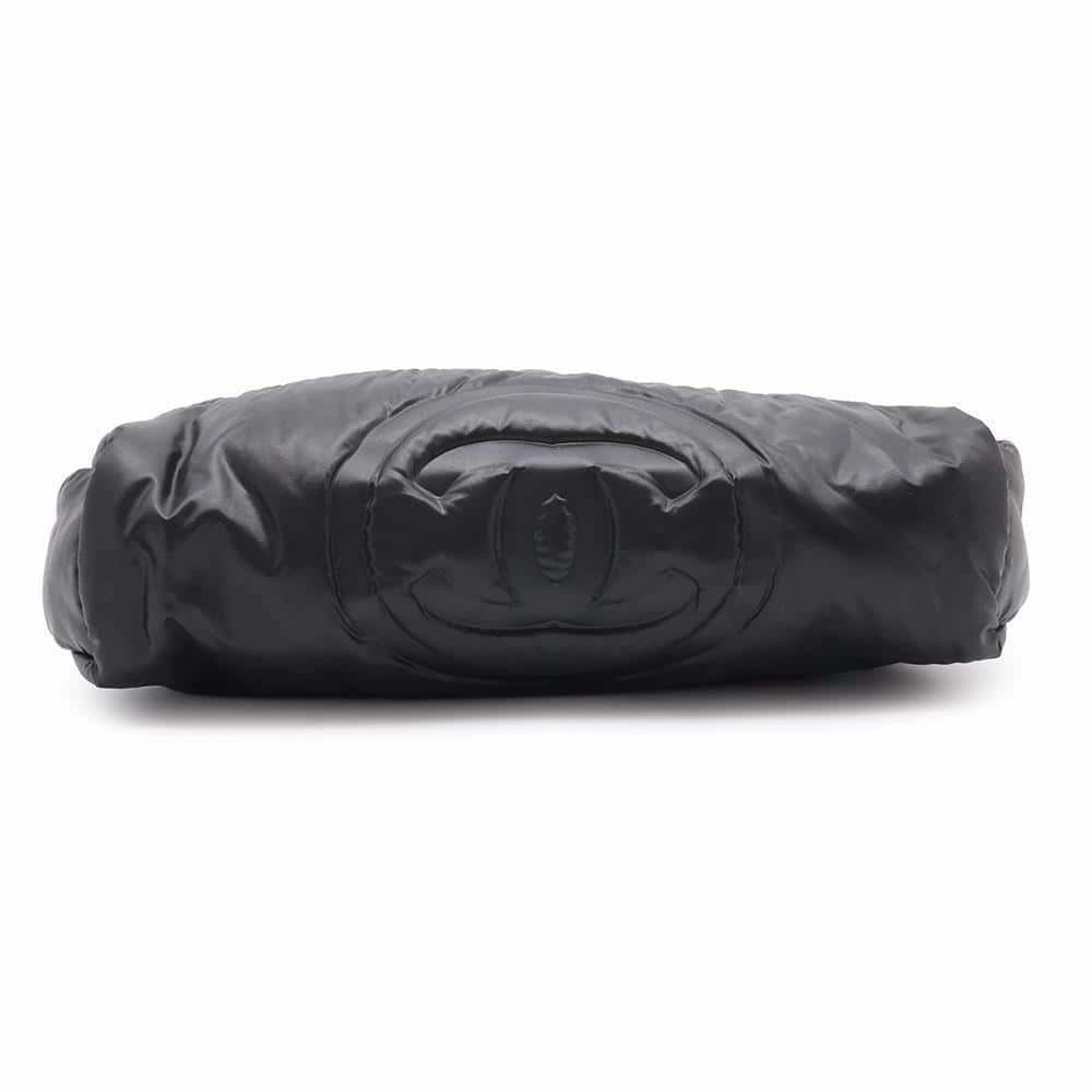 CHANEL Coco Neige Shoulder Bag BlackA57587 Nylon Tweed