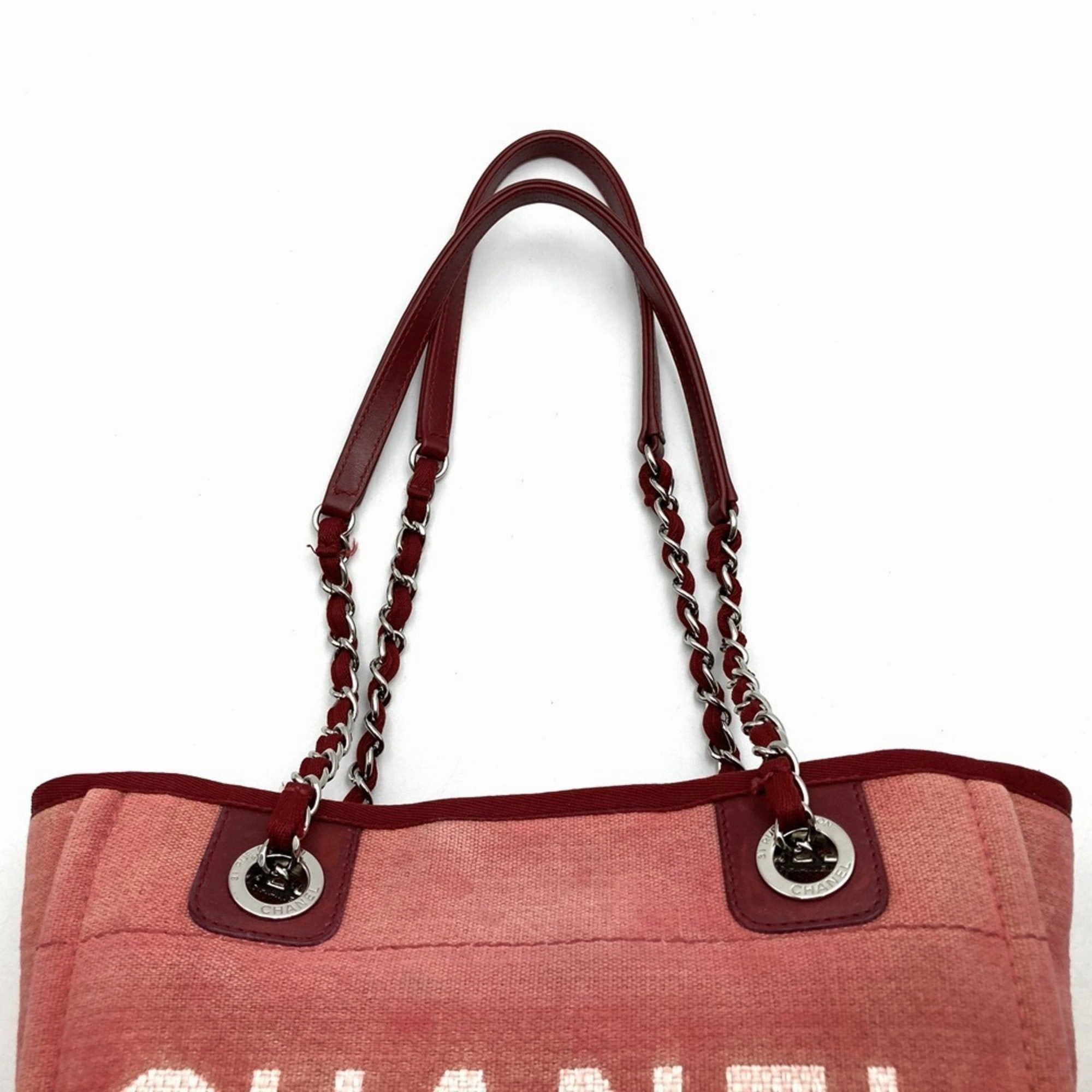Chanel Deauville Canvas Tote Bag (Pre-Owned)