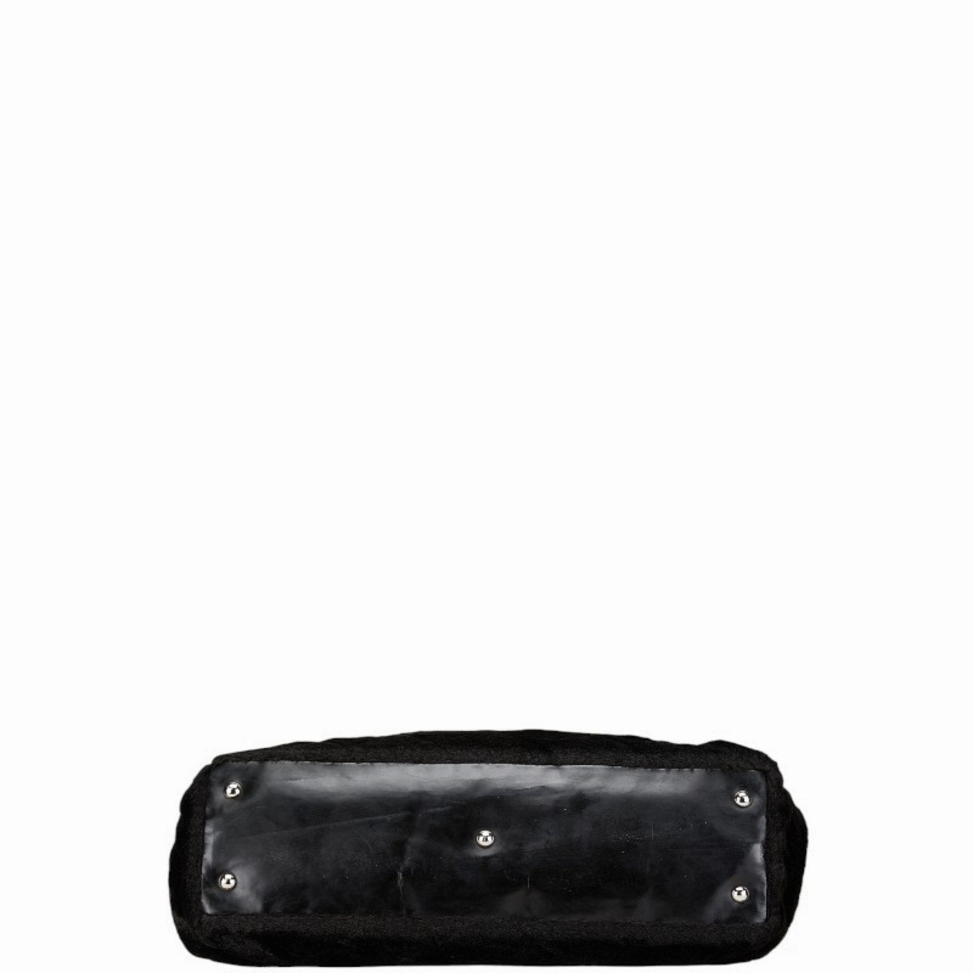 Chanel Faux Fur Shoulder Bag Tote Bag (Pre-Owned)