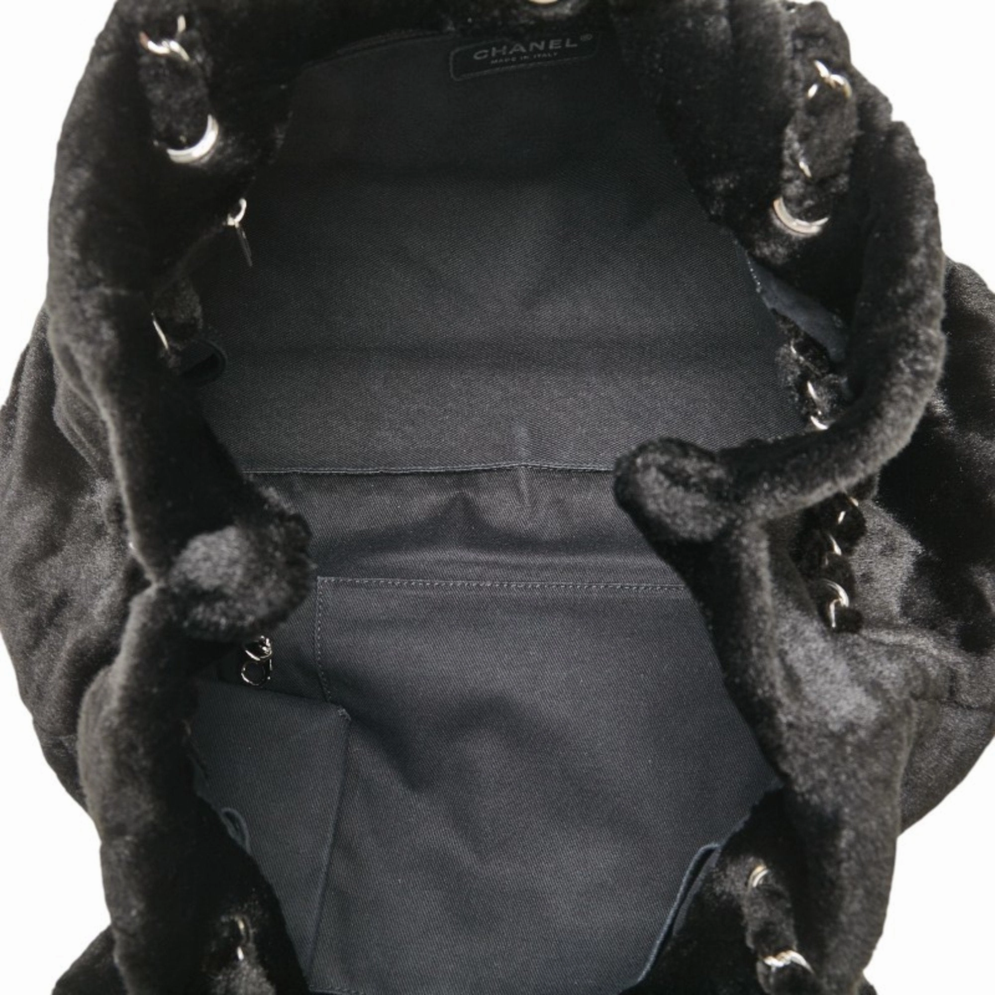 Chanel Faux Fur Shoulder Bag Tote Bag (Pre-Owned)
