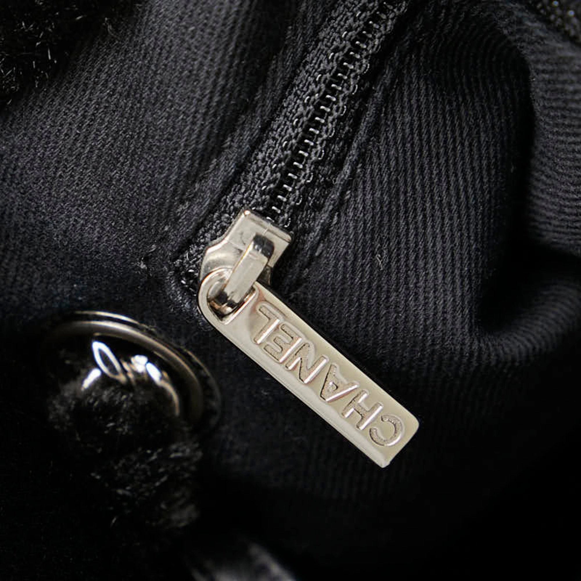 Chanel Faux Fur Shoulder Bag Tote Bag (Pre-Owned)