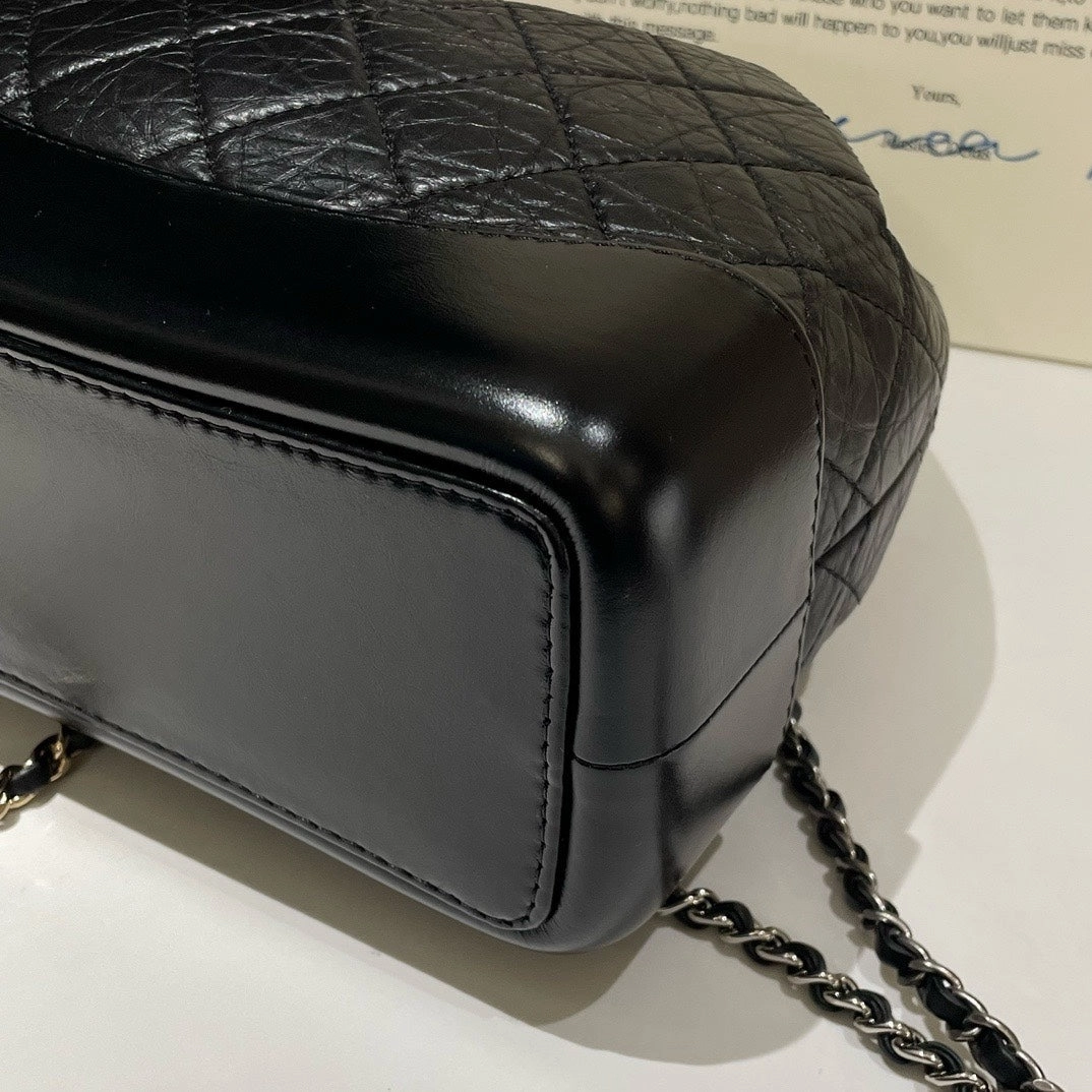 Chanel Gabrielle Backpack Black 2019