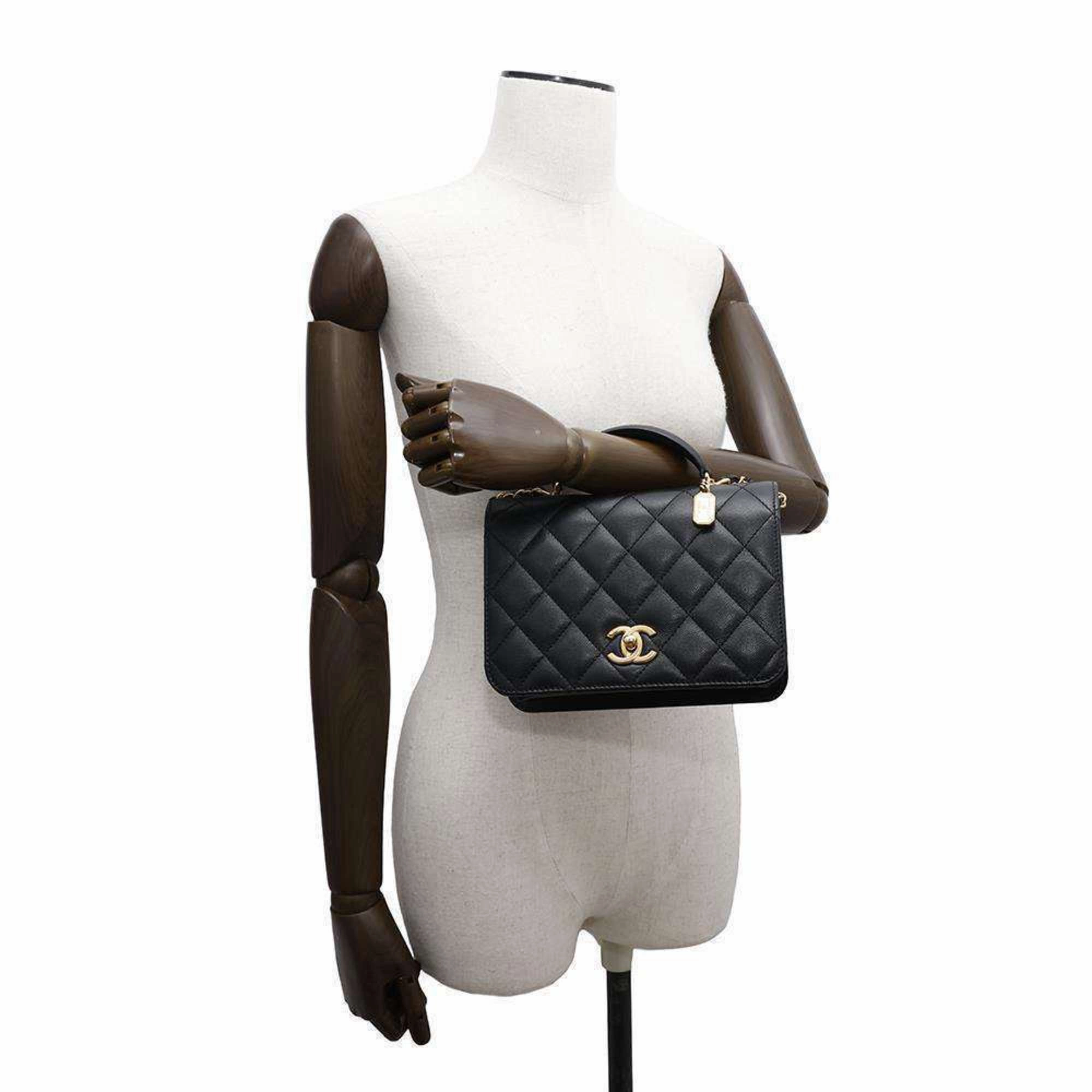 Chanel Grained Calfskin Handbag Shoulder Bag (Pre-Owned)