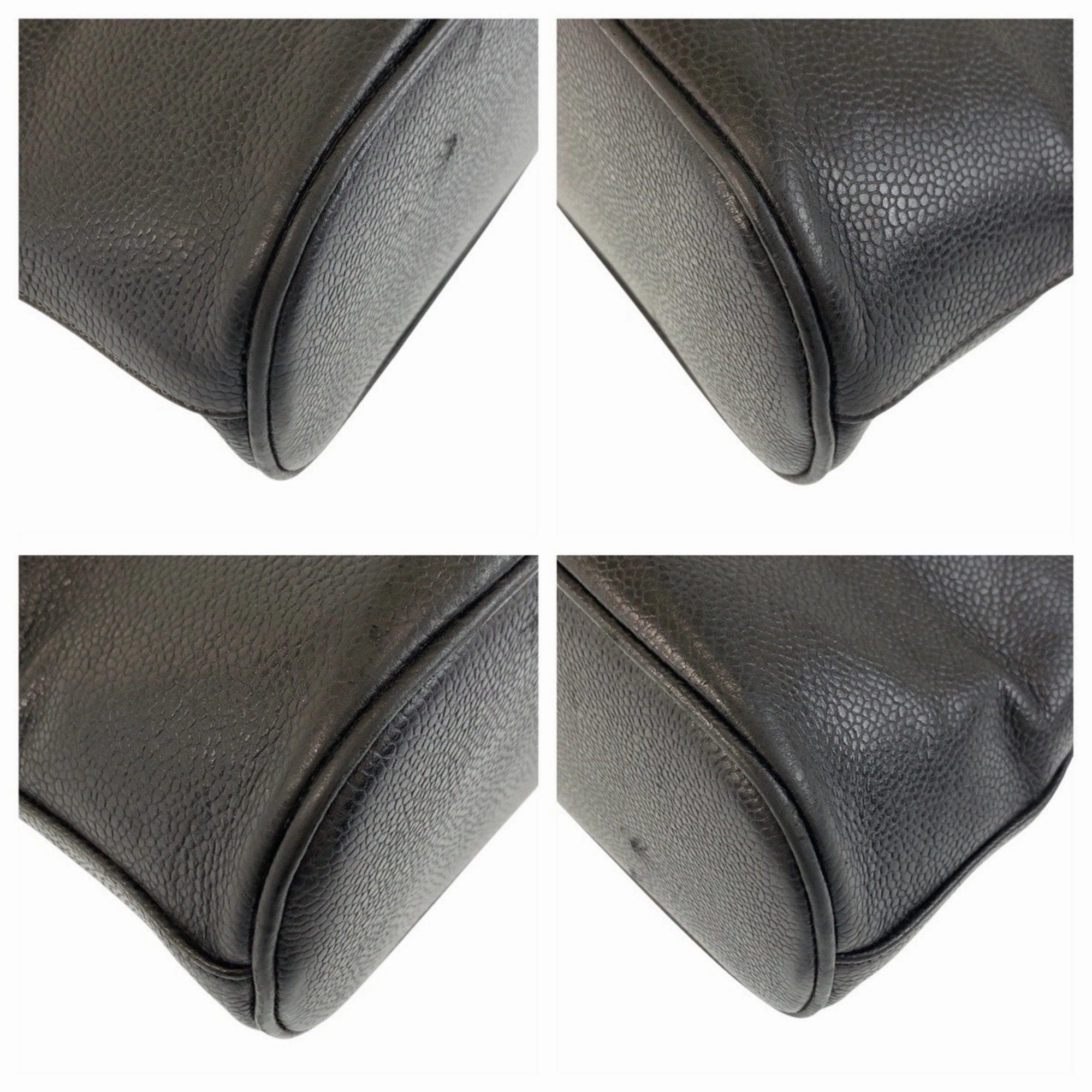 Chanel Grained Calfskin Shoulder Bag Tote Bag (Pre-Owned)