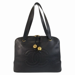 Chanel Grained Calfskin Shoulder Bag Tote Bag (Pre-Owned)