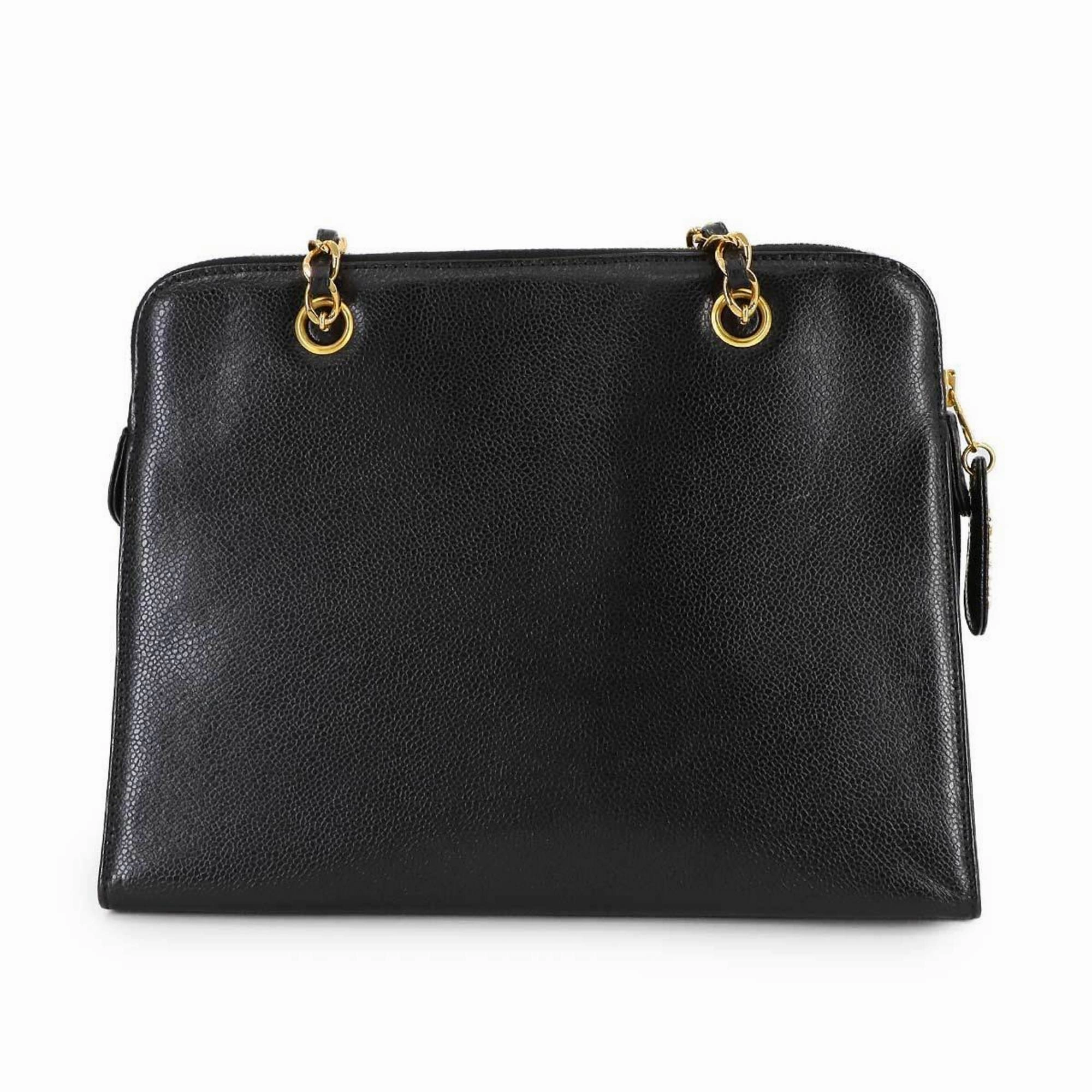 Chanel Grained Calfskin Tote Bag (Pre-Owned)