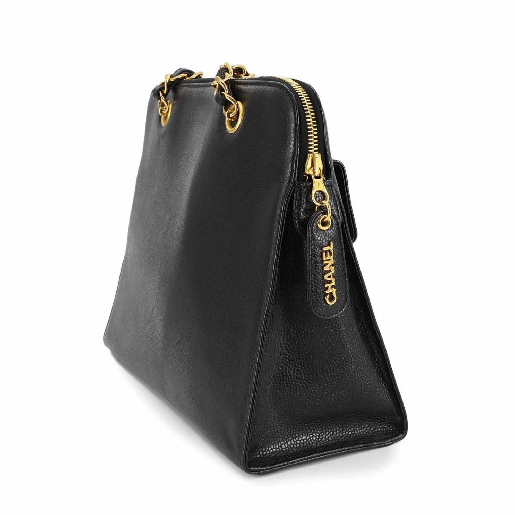Chanel Grained Calfskin Tote Bag (Pre-Owned)
