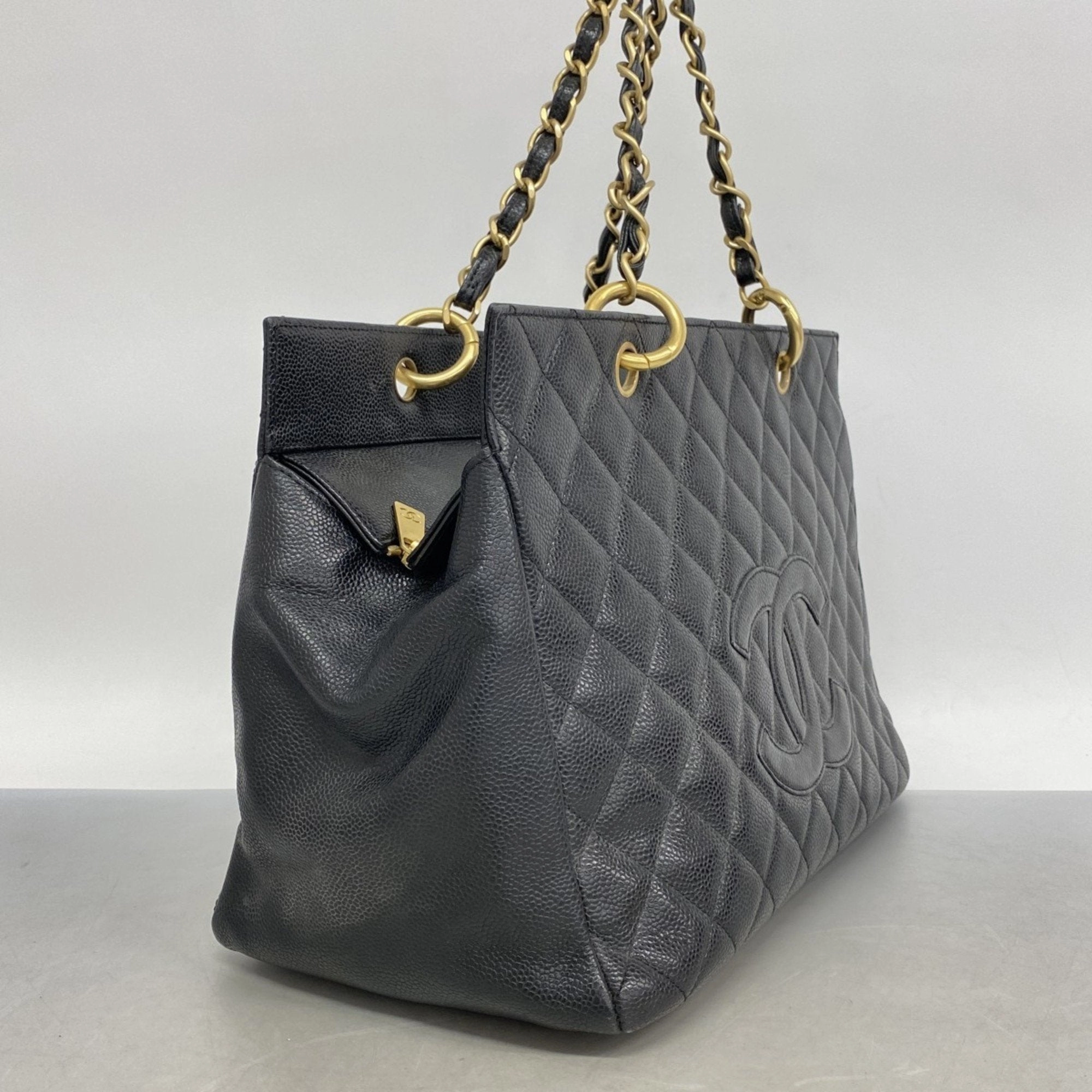 Chanel Grained Calfskin Tote Bag (Pre-Owned)