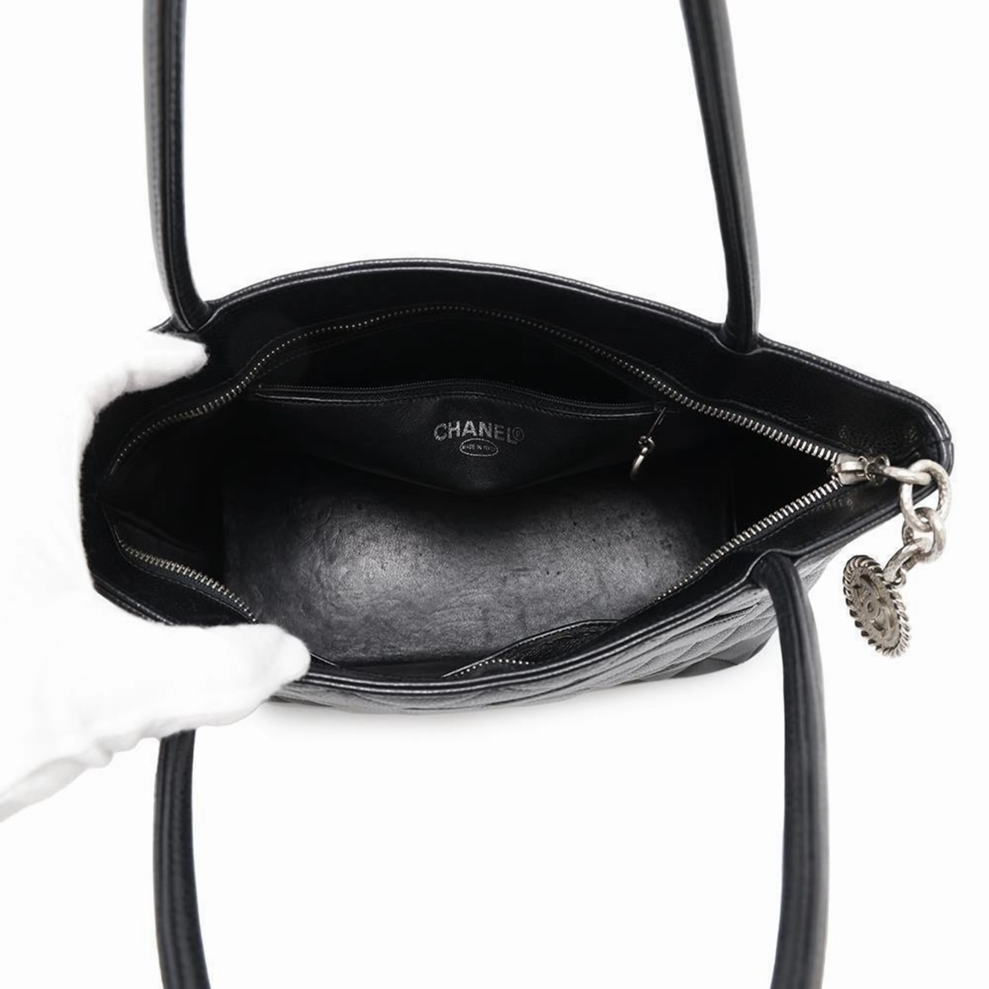 Chanel Grained Calfskin Tote Bag (Pre-Owned)