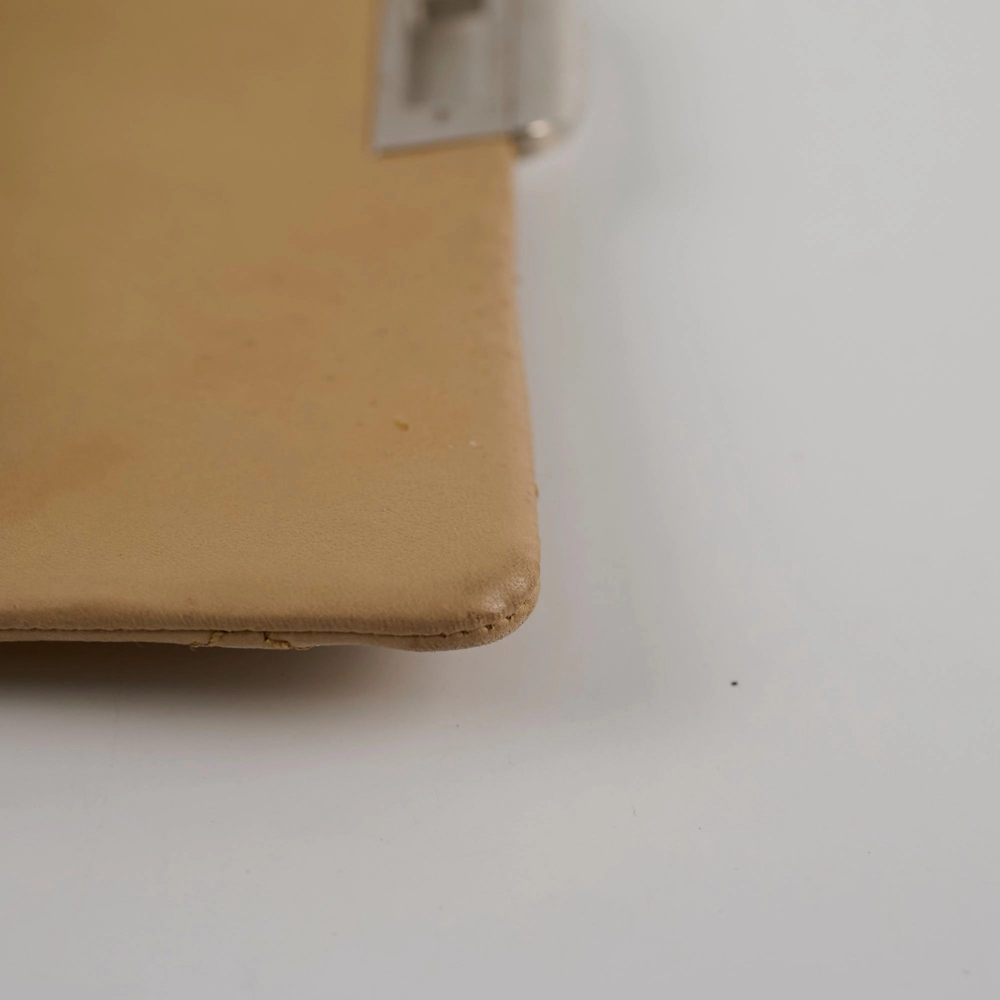 Chanel Lambskin Flap Bag Beige