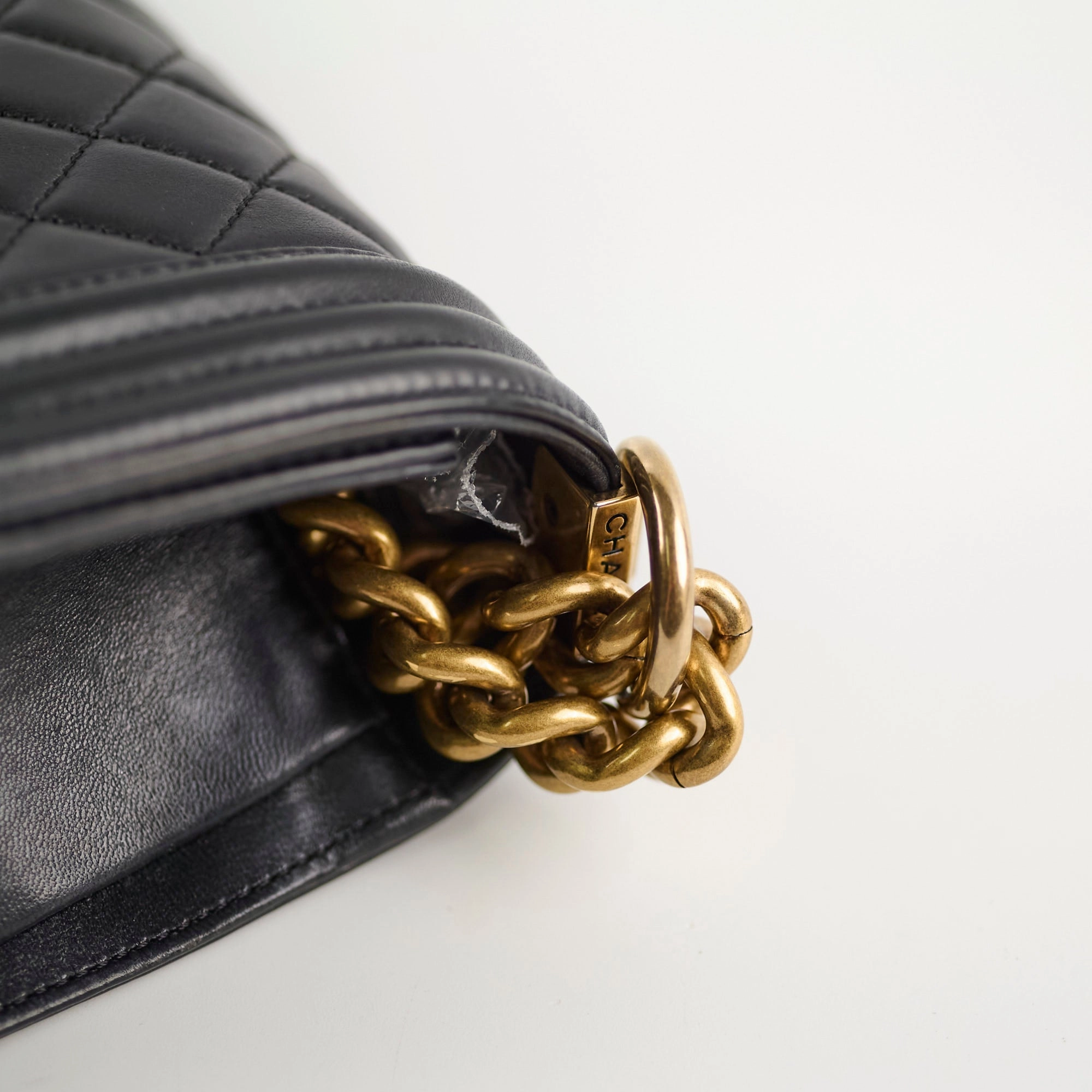 Chanel Lambskin Old Medium Boy