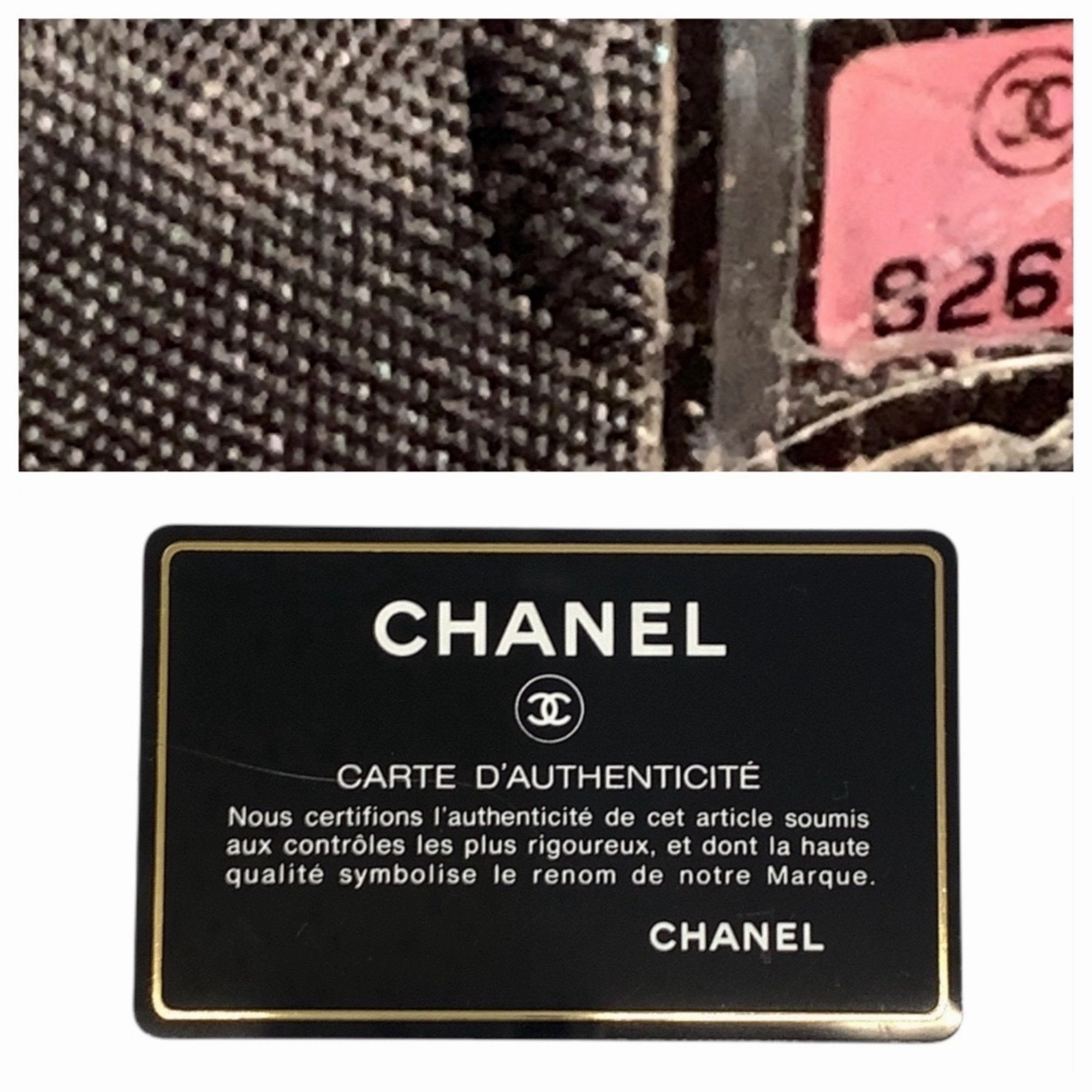 Chanel Leather Handbag Tote Bag (Pre-Owned)