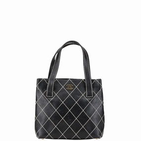 Chanel Leather Handbag Tote Bag (Pre-Owned)