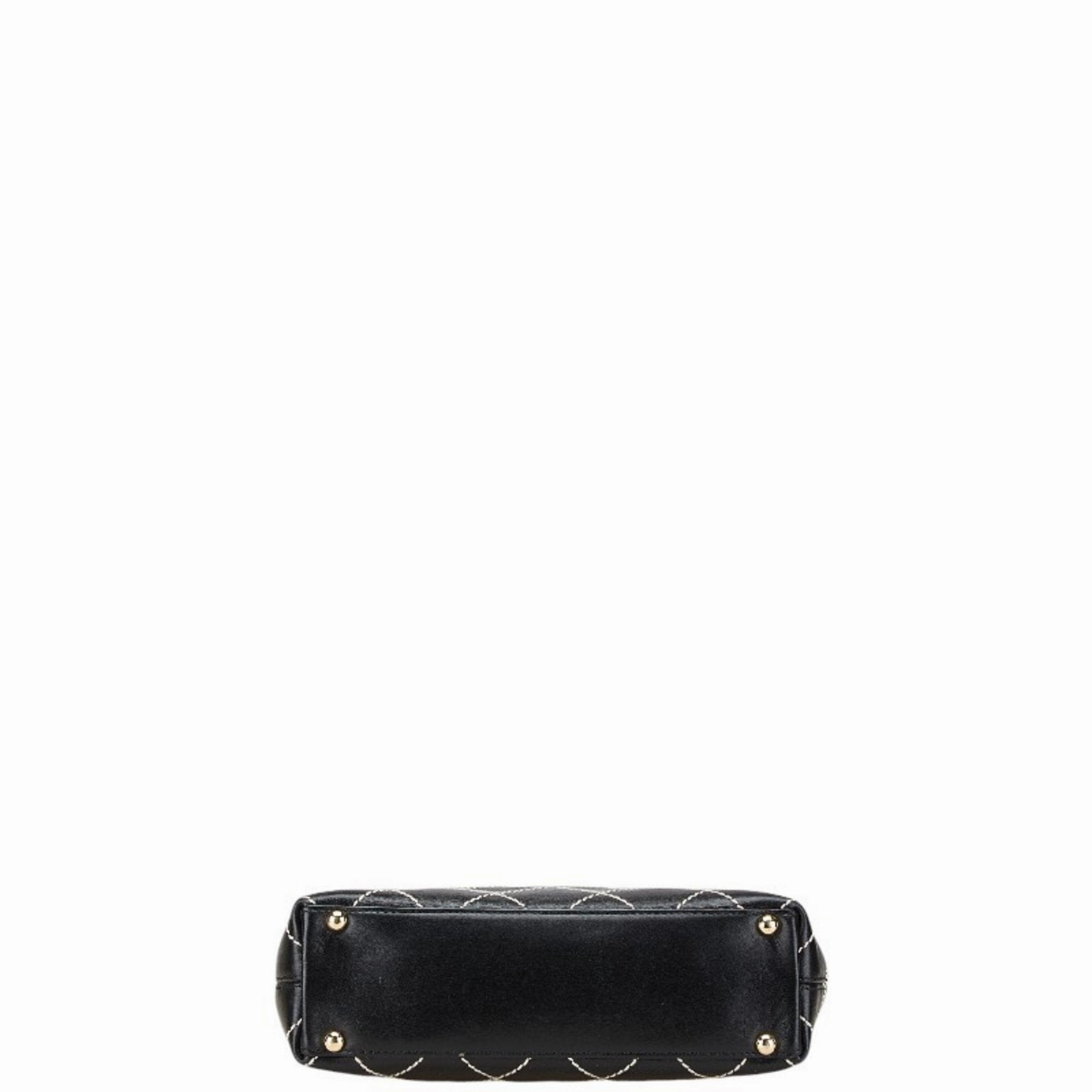 Chanel Leather Handbag Tote Bag (Pre-Owned)