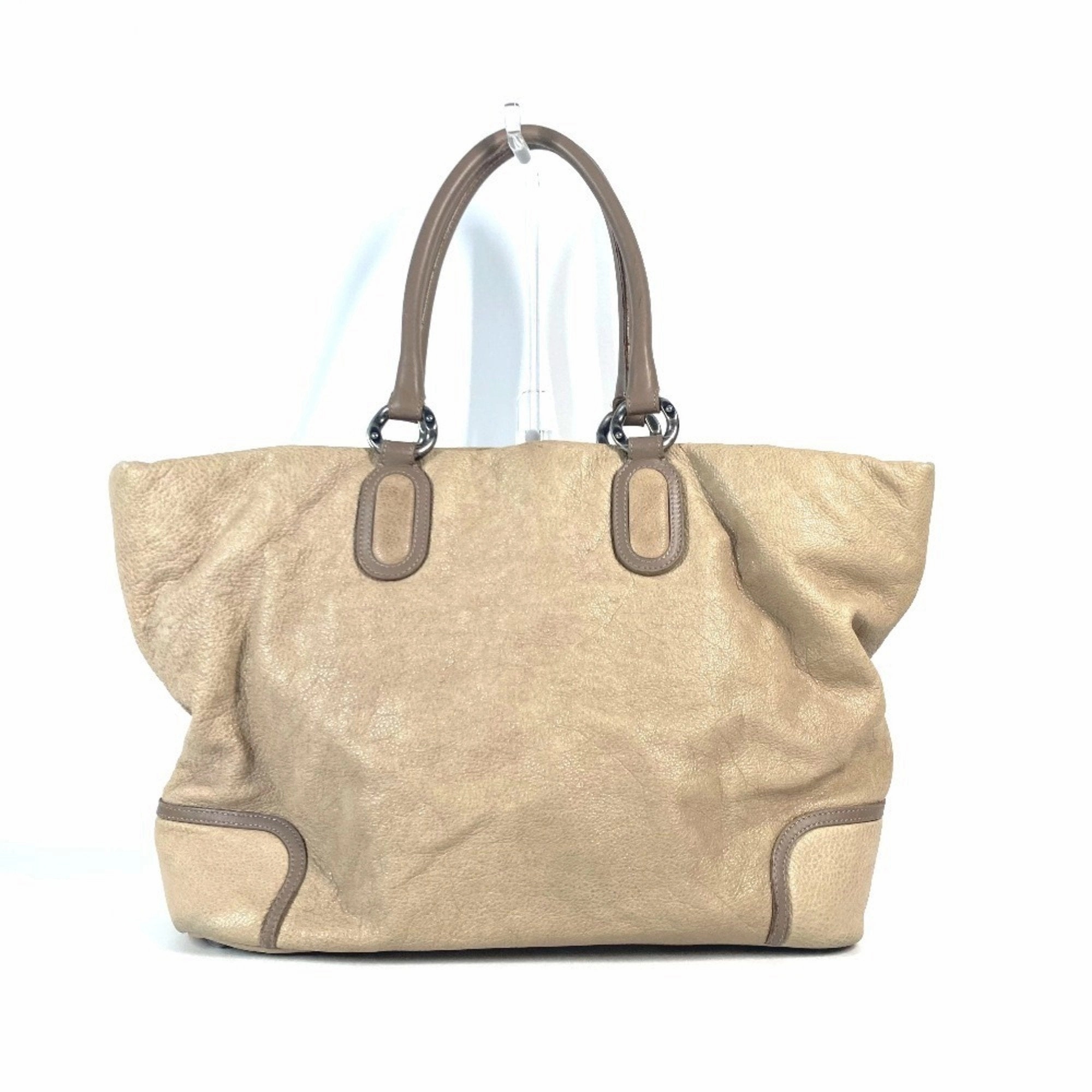 Chanel Leather Shoulder Bag Tote Bag (Pre-Owned)