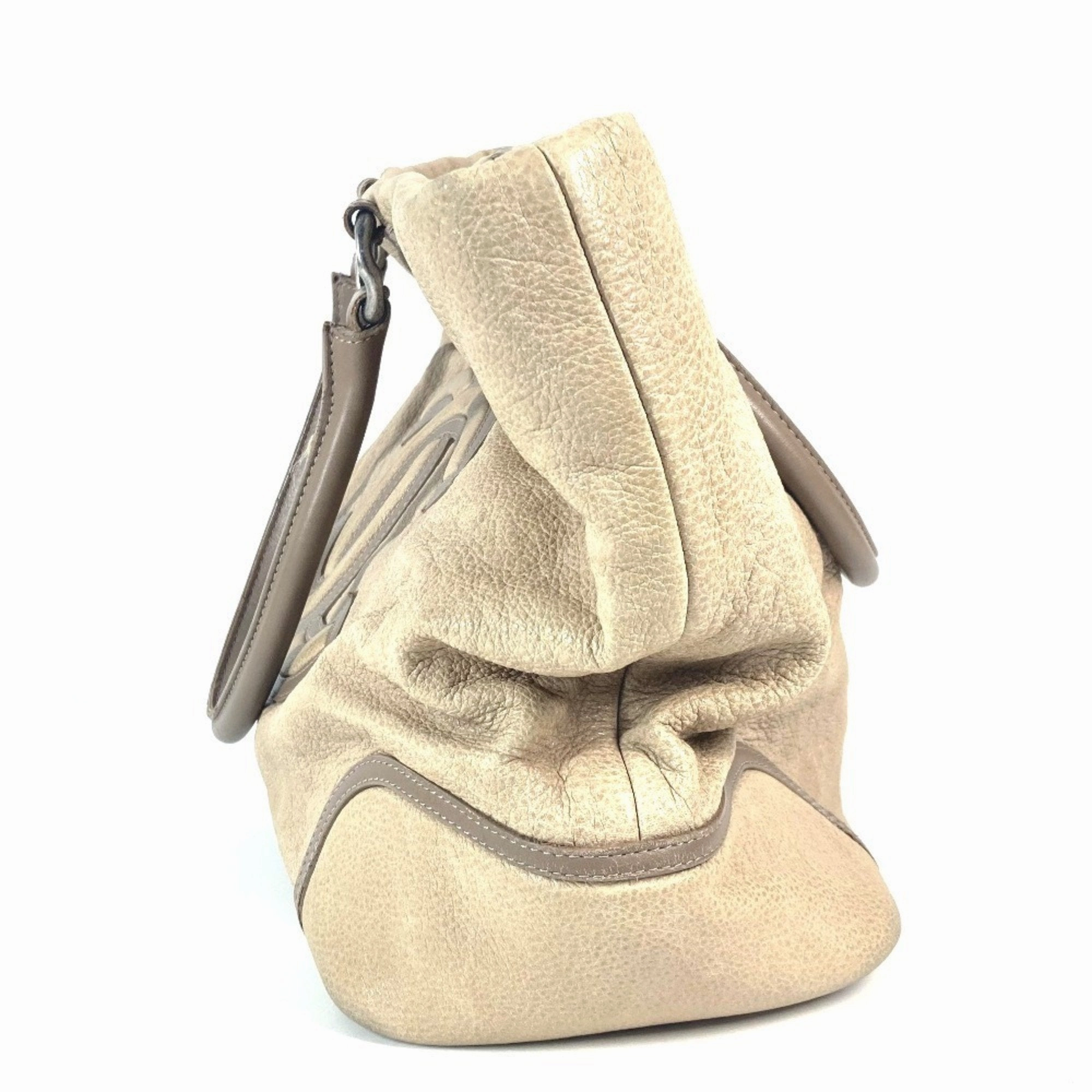 Chanel Leather Shoulder Bag Tote Bag (Pre-Owned)