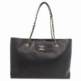 Chanel Leather Tote Bag (Pre-Owned)