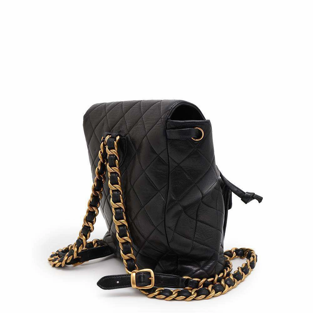 CHANEL Matelasse Backpack BlackA10177 Lambskin