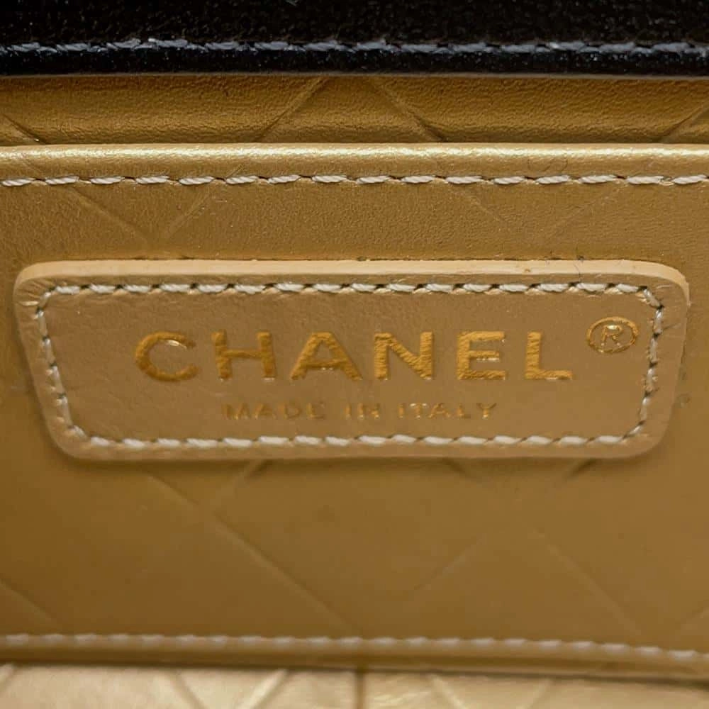 CHANEL Matelasse Bag Charm Single Flap Chain Shoulder BlackAS2978 Lambskin Size Mini