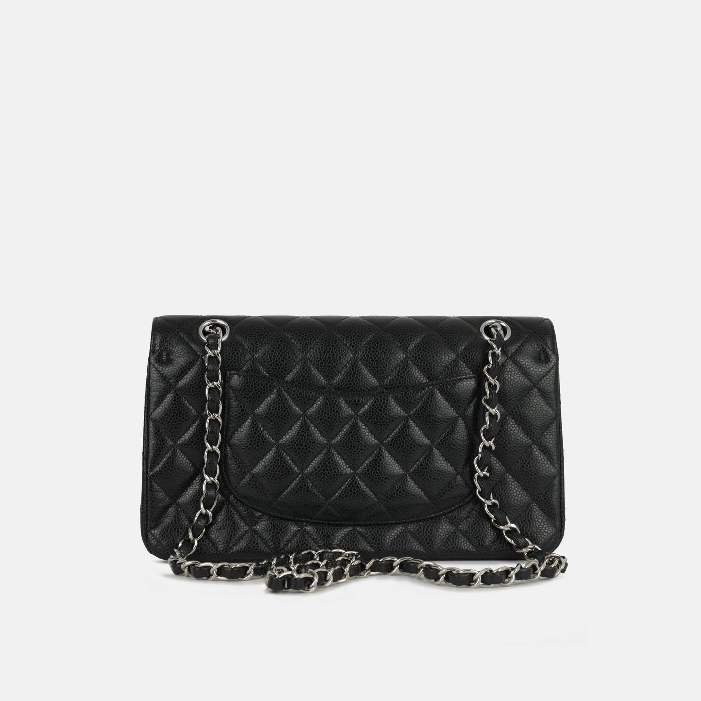 Chanel Medium Classic Flap Black Caviar SHW