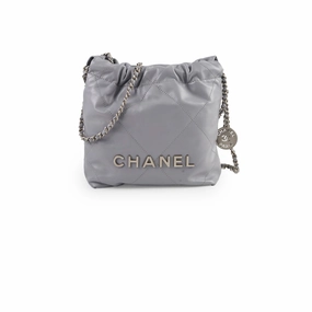 Chanel Mini 22 Grey (microchip)