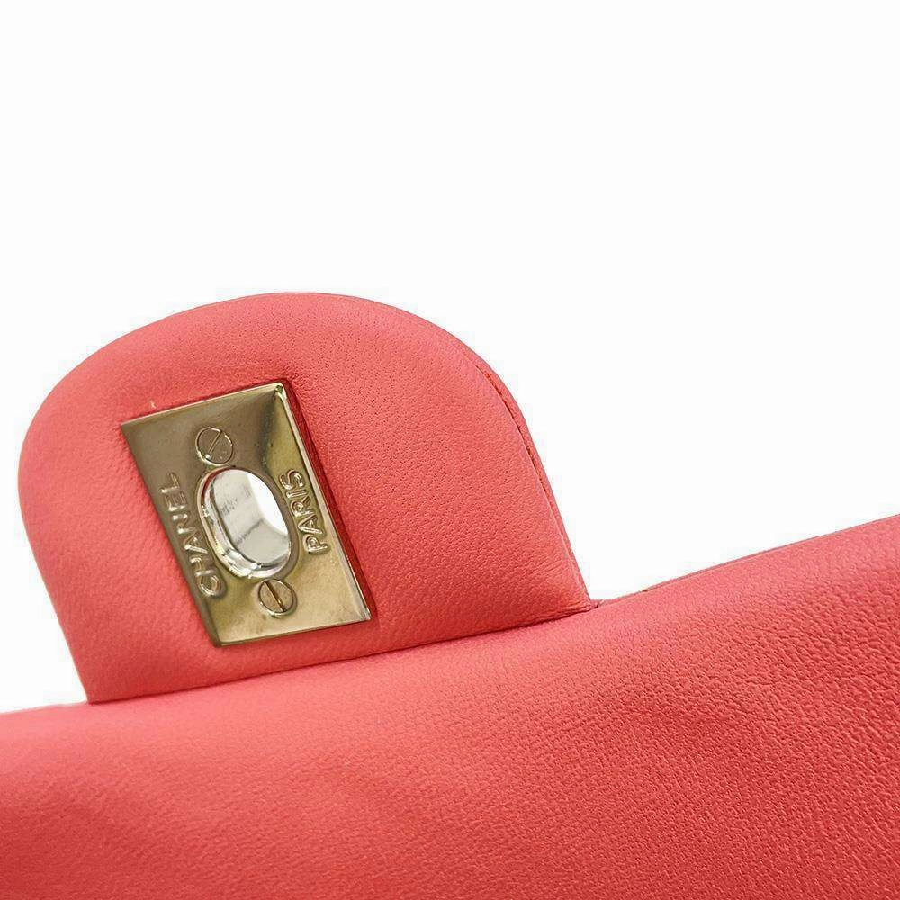 CHANEL Mini Matelasse ChainShoulder Bag PinkA69900 Lambskin Size Mini
