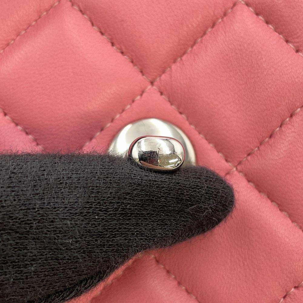 CHANEL Mini Matelasse ChainShoulder Bag PinkA69900 Lambskin Size Mini