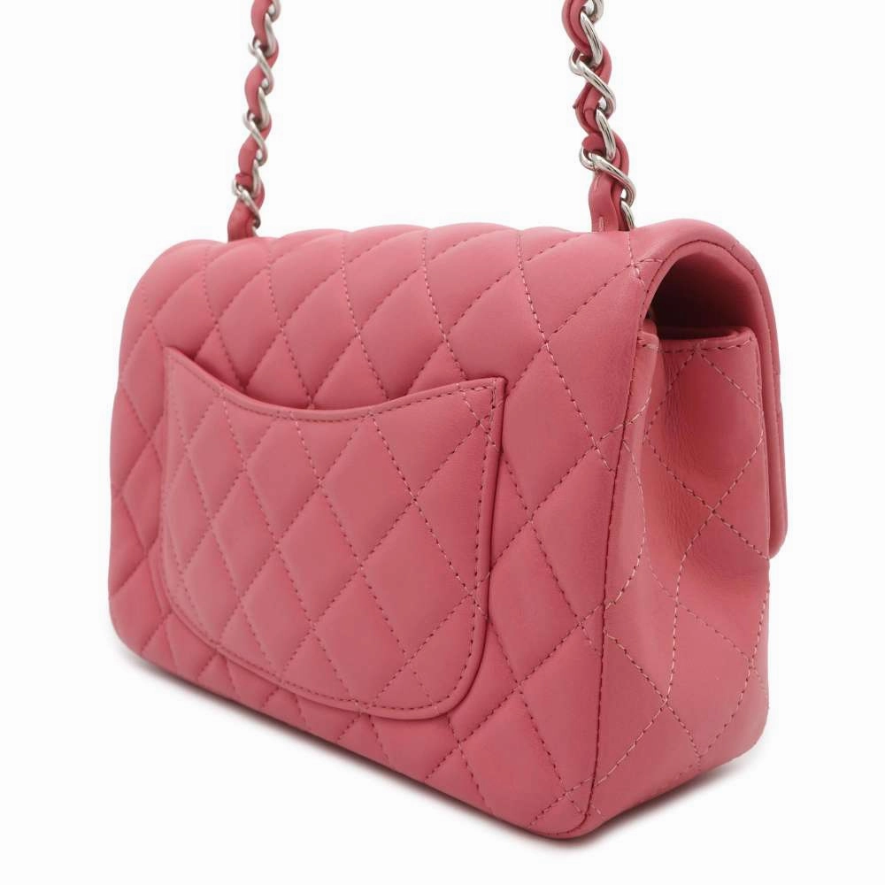 CHANEL Mini Matelasse ChainShoulder Bag PinkA69900 Lambskin Size Mini