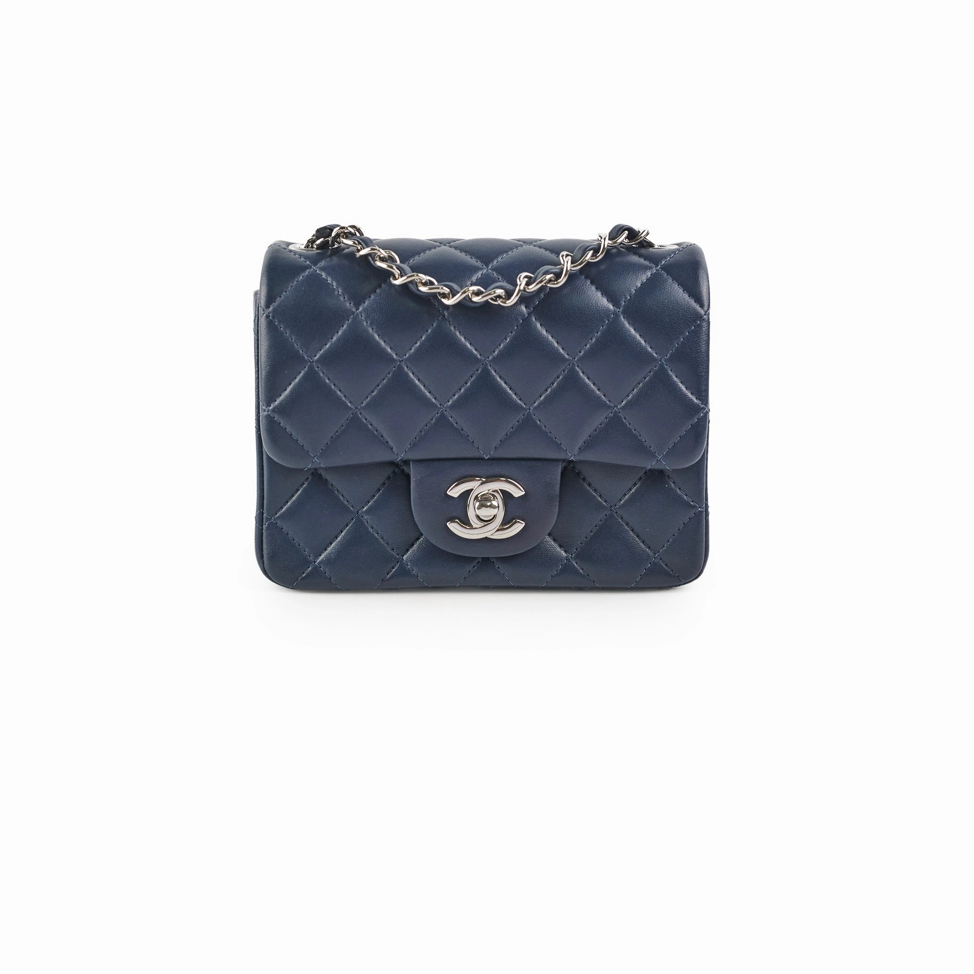 Chanel Mini Square Navy