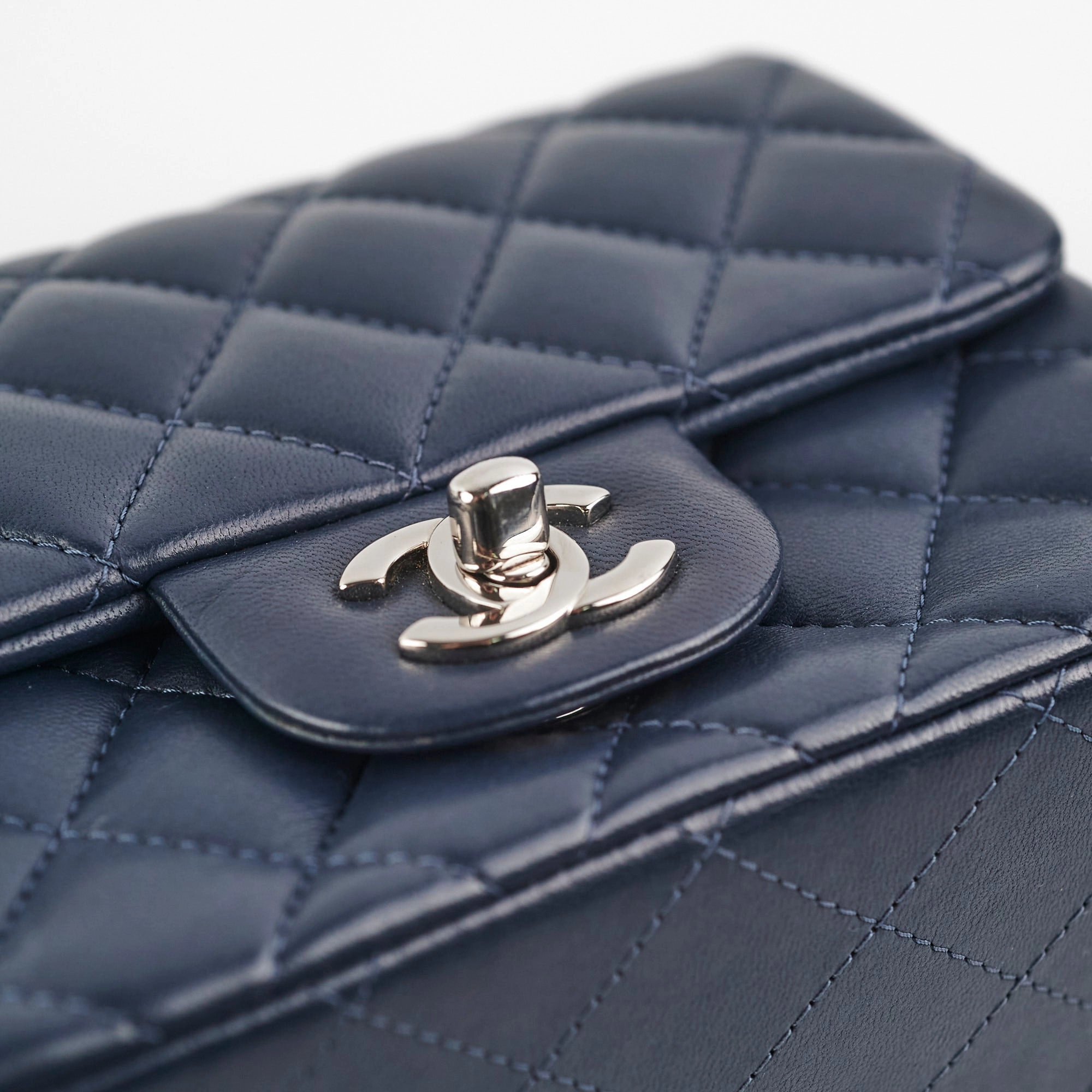 Chanel Mini Square Navy
