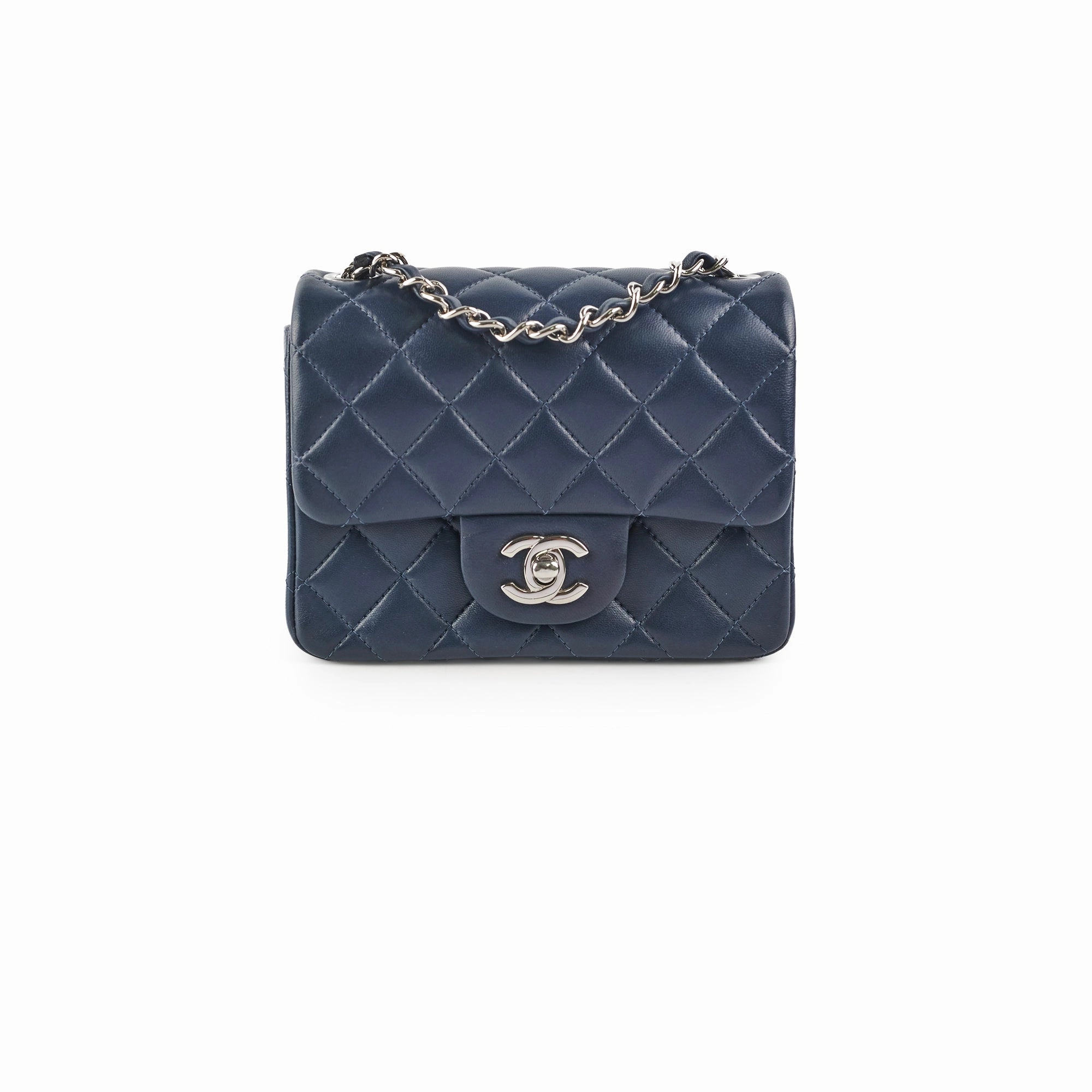 Chanel Mini Square Navy