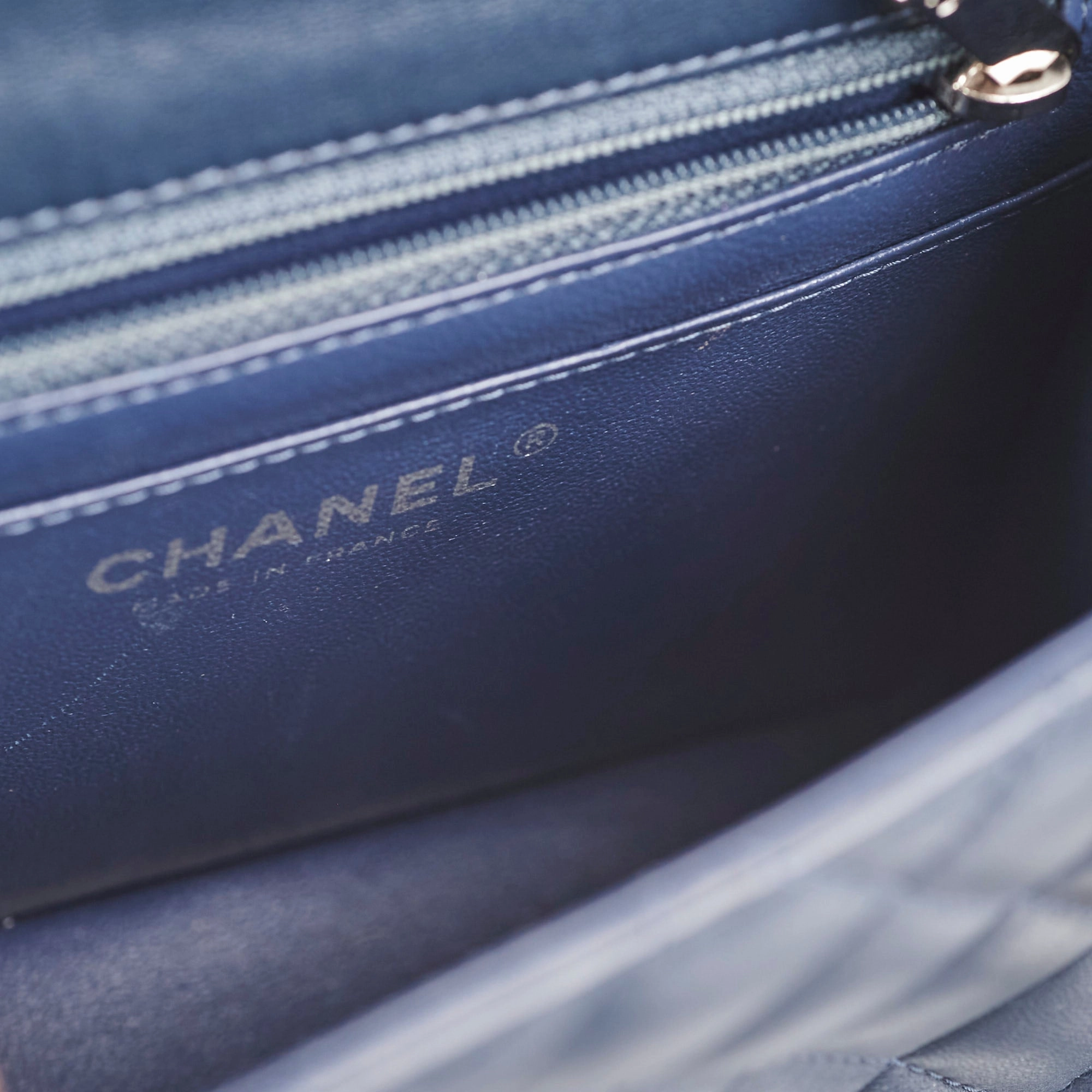 Chanel Mini Square Navy