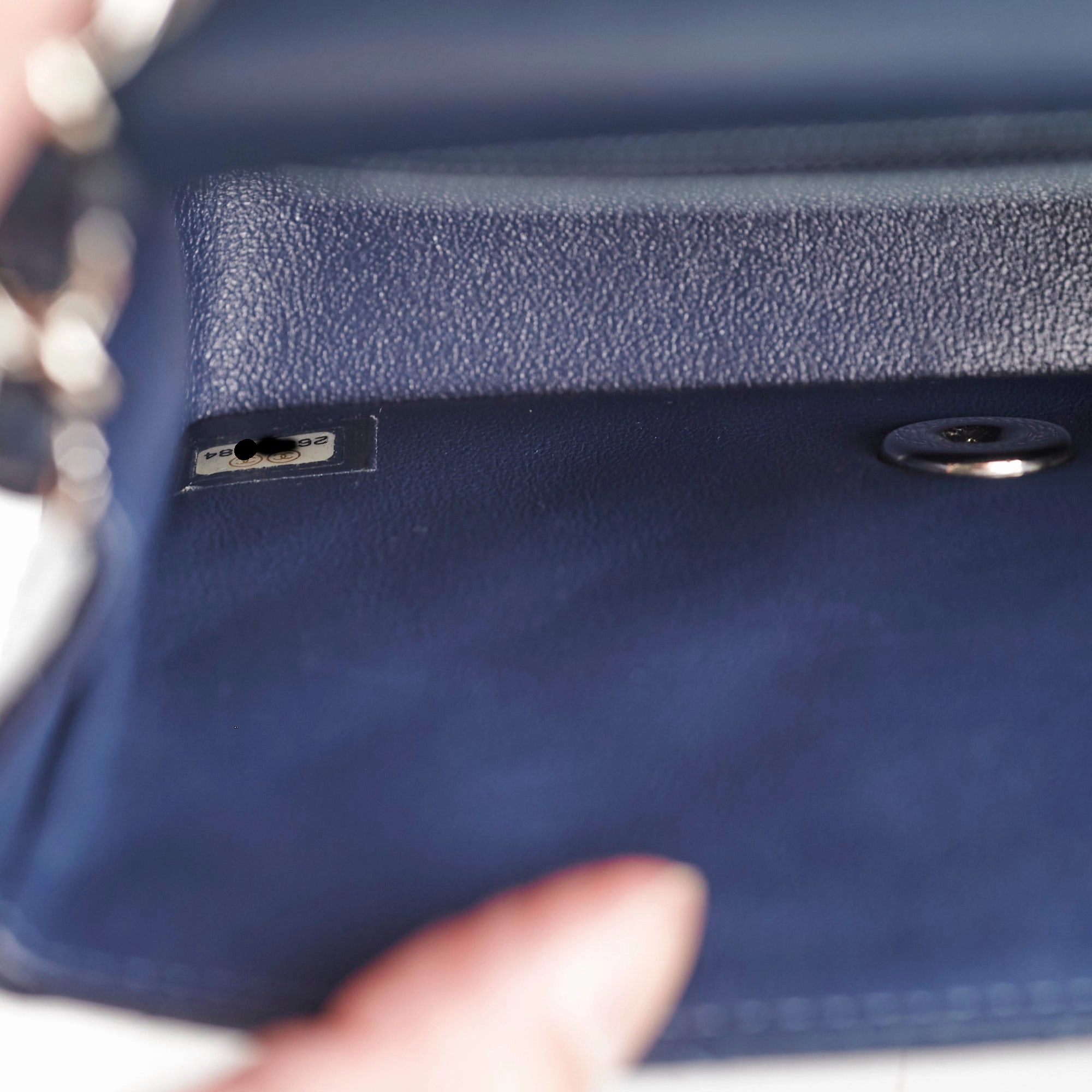 Chanel Mini Square Navy