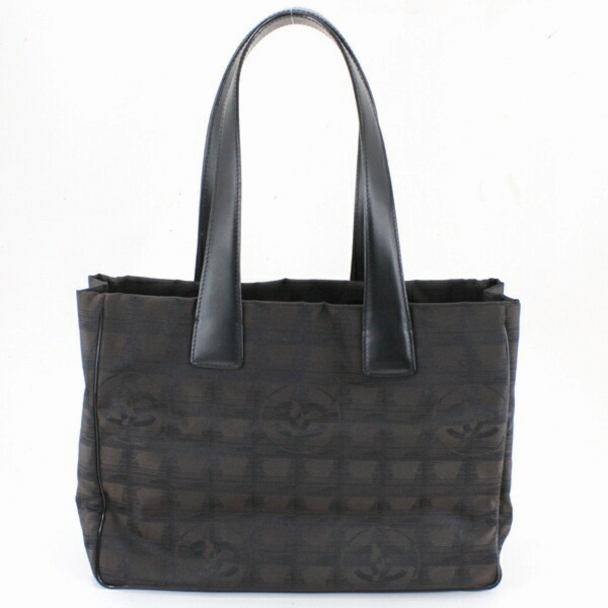 Chanel  New Travel Line Leather Handbag Tote Bag (Pre-Owned)