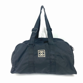 Chanel Nylon Boston Bag Shoulder Bag (Pre-Owned)
