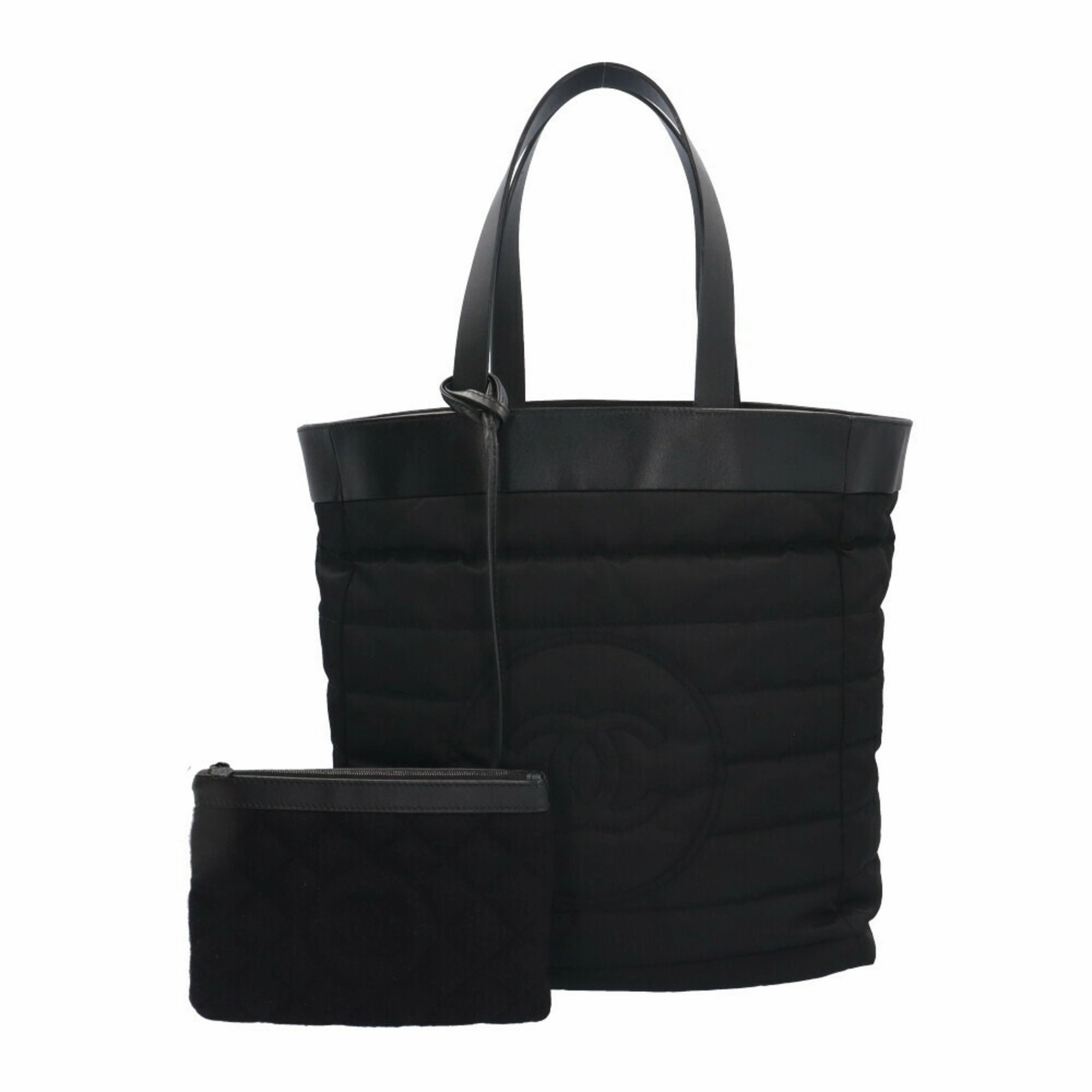 Chanel Nylon Cotton Tote Bag (Pre-Owned)