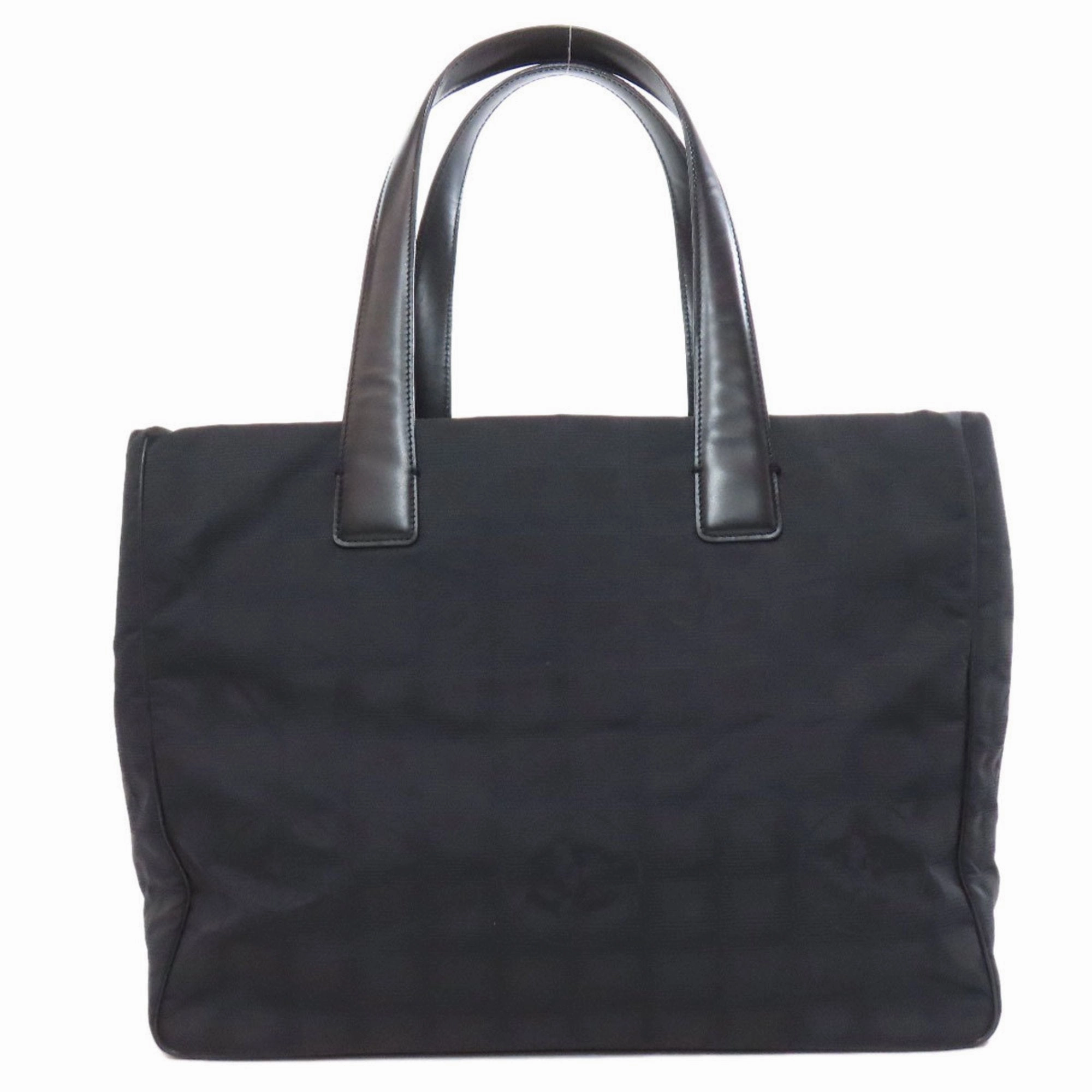 Chanel Nylon Jacquard Tote Bag (Pre-Owned)