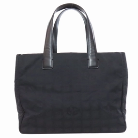 Chanel Nylon Jacquard Tote Bag (Pre-Owned)