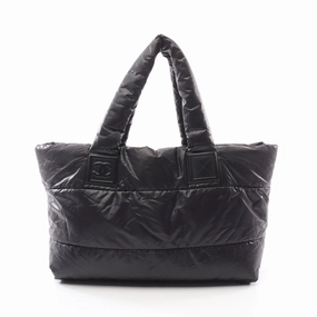 Chanel Nylon Leather Coco Cocoon MM Tote Bag