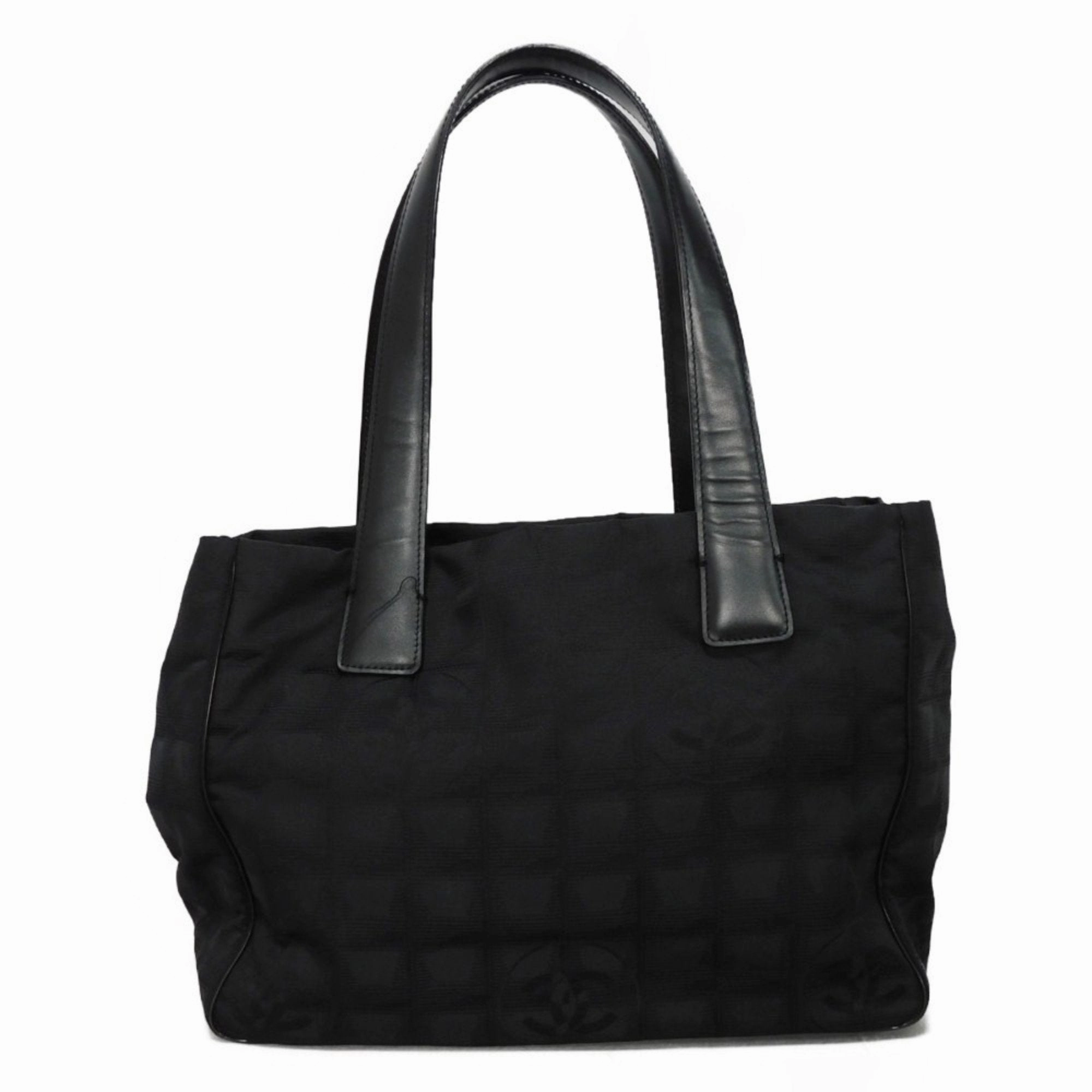 Chanel Nylon Leather Tote Bag (Pre-Owned)
