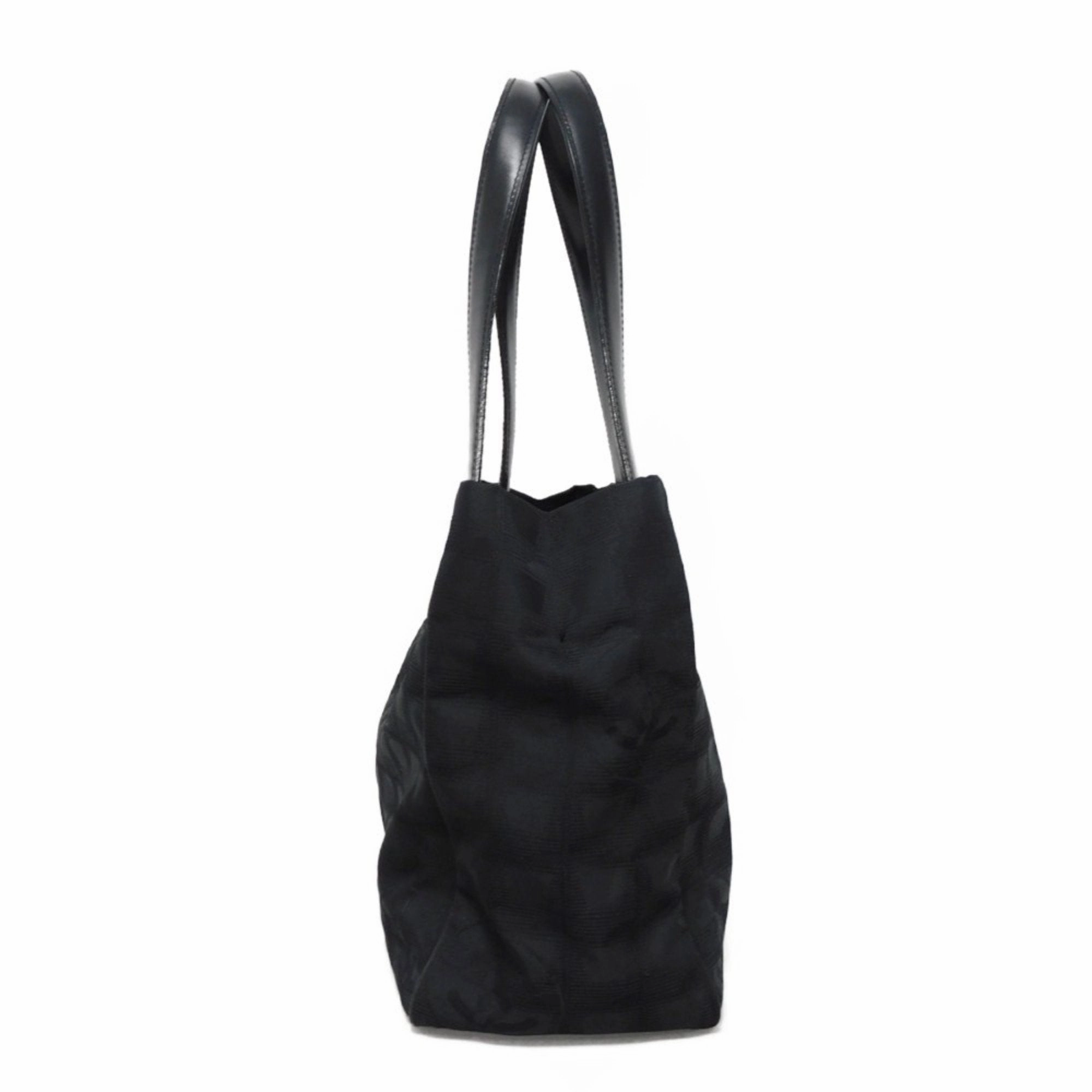 Chanel Nylon Leather Tote Bag (Pre-Owned)
