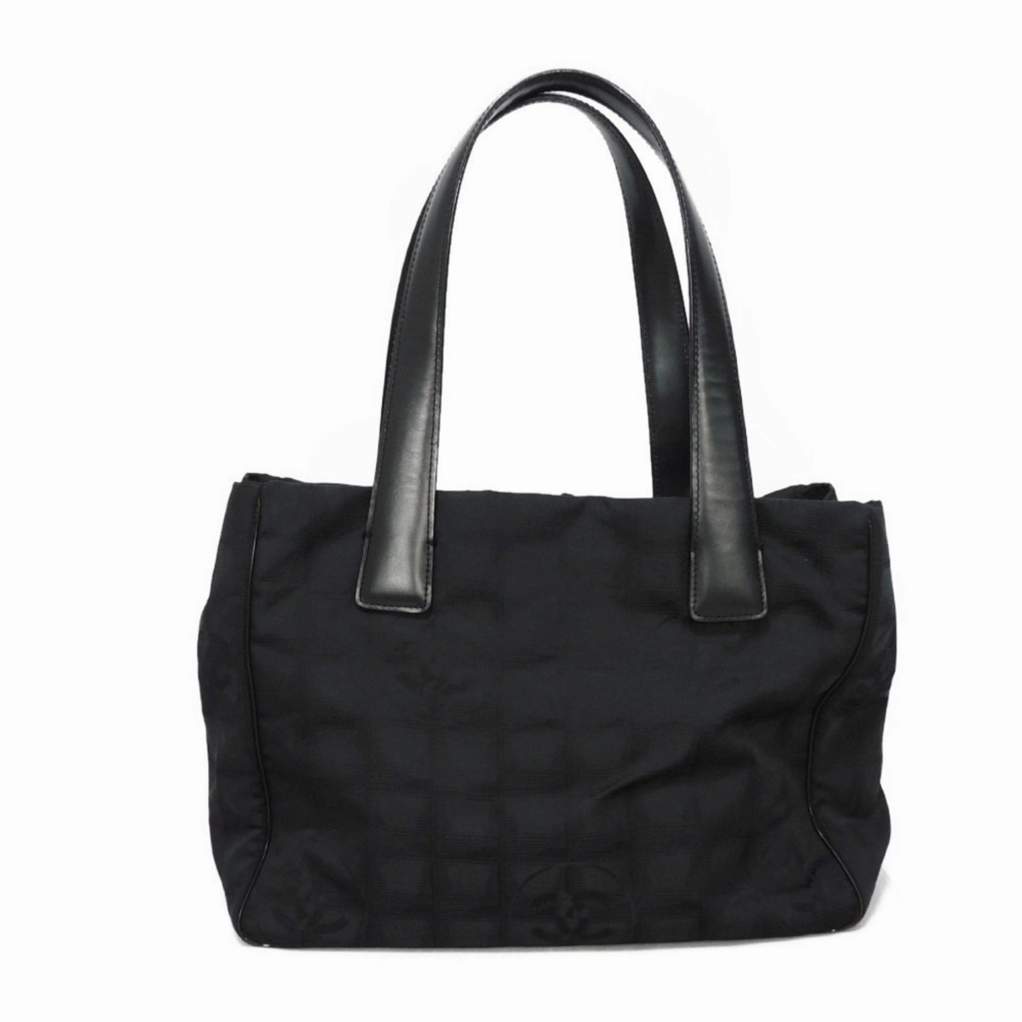 Chanel Nylon Leather Tote Bag (Pre-Owned)