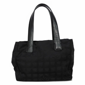 Chanel Nylon Leather Tote Bag (Pre-Owned)