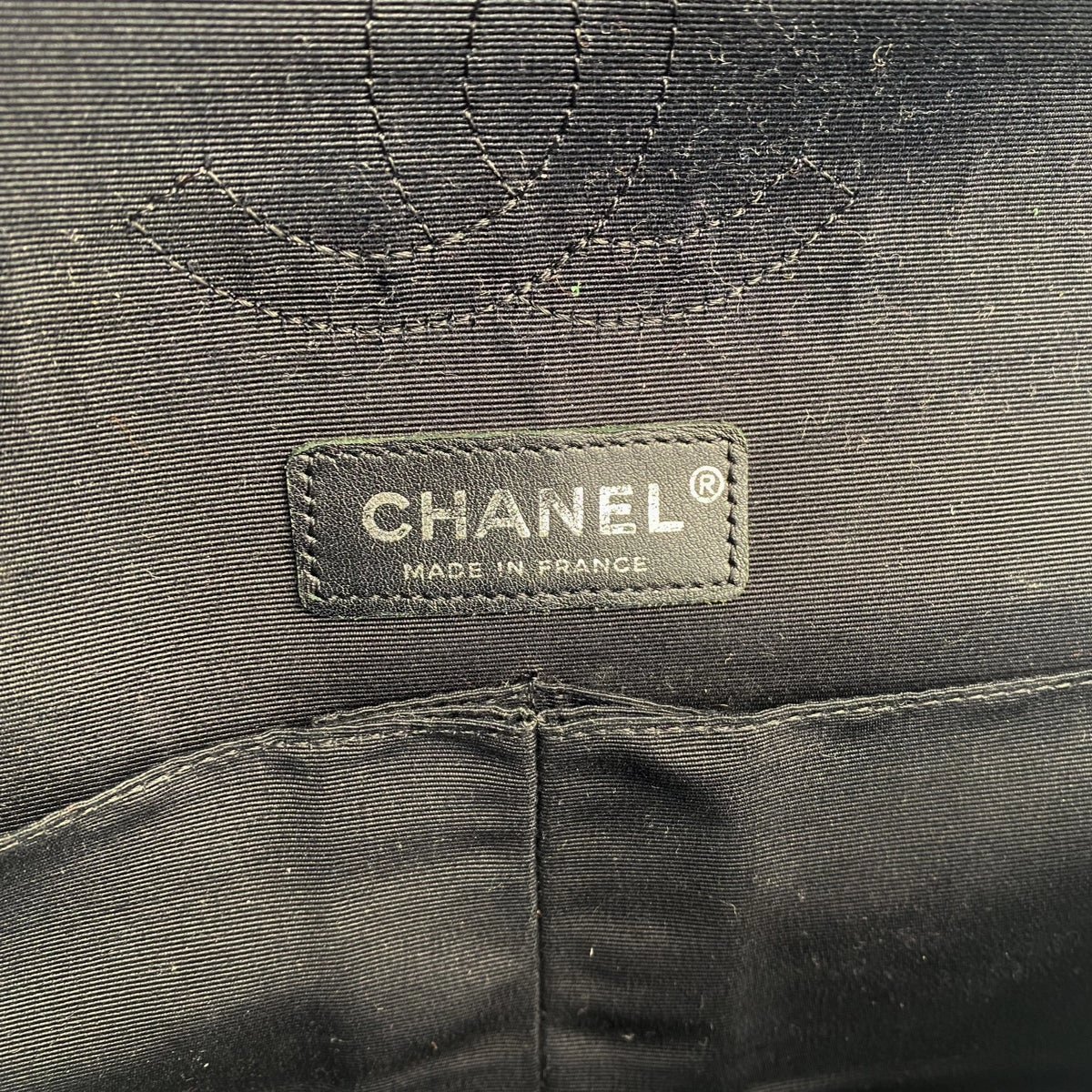 Chanel Quilted Sequins Tweed Flap Bag